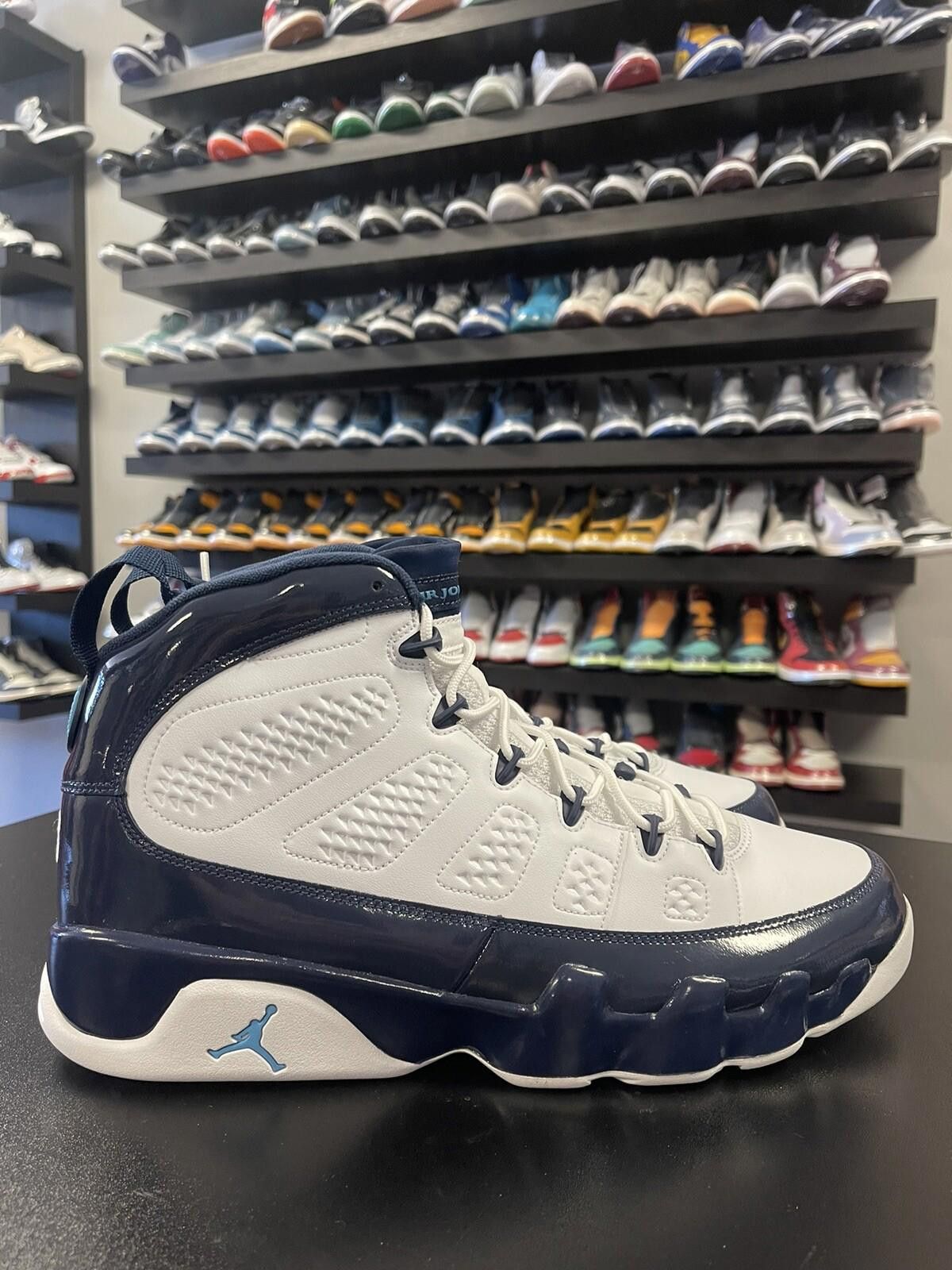 Jordan Brand Size 14 - Air Jordan Retro 9 Pearl Blue, UNC 2019 302370-145 Size US 14 / EU 47 - 3 Thumbnail