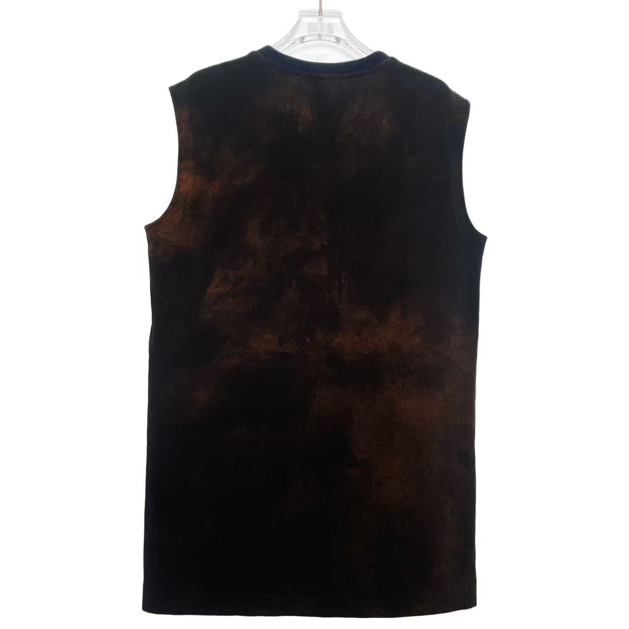 Louis Vuitton Louis Vuitton LV Printed Chocolate Colored Tank Top K26WX Size S / US 4 / IT 40 - 2 Thumbnail