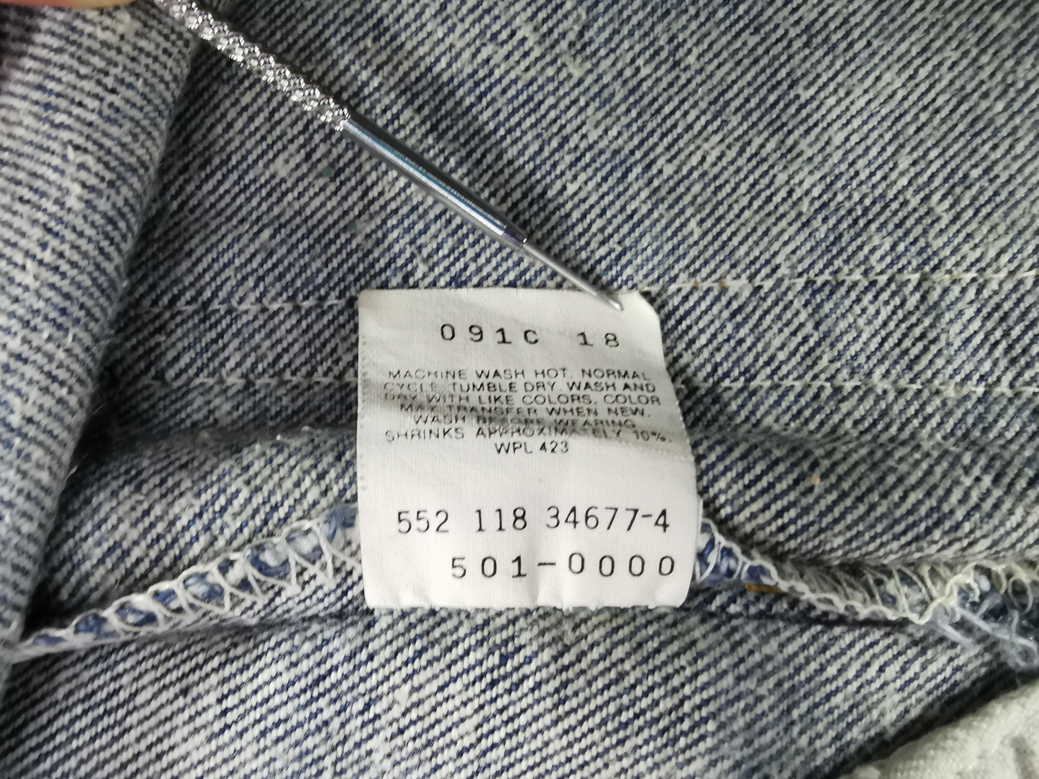 Levi's Vintage 90's Levis Lot 501 Denim Made In USA Size 34/38x32 Size US 34 / EU 50 - 10 Thumbnail