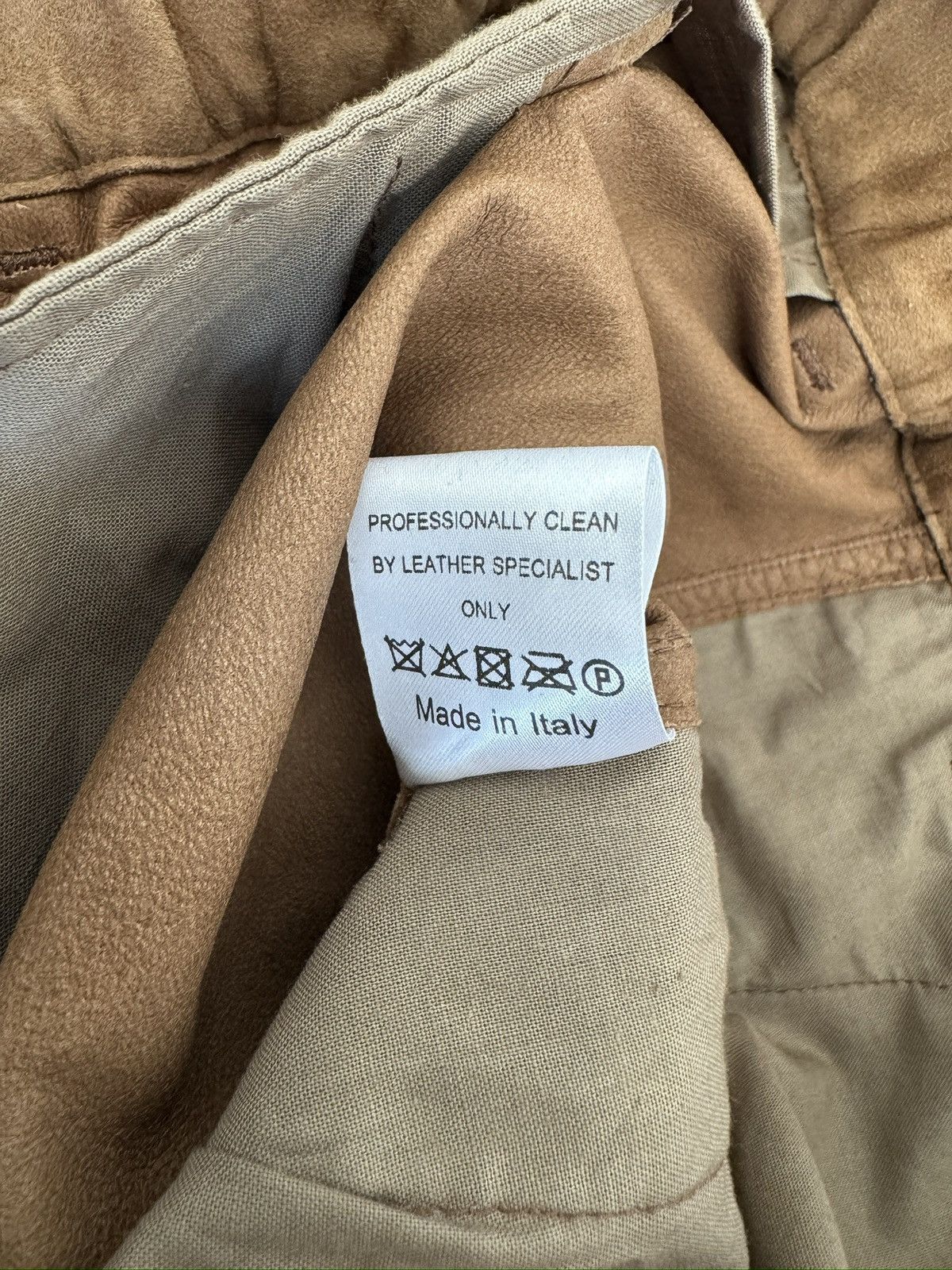 Todd Snyder $1600 Tan Lamb Suede Cargo Shorts Size US 36 / EU 52 - 8 Thumbnail