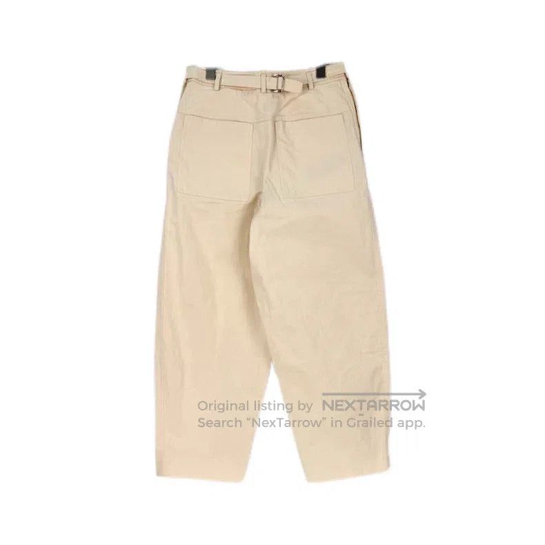 Hermes Hermes Off-white Plain Long Trousers Size 25" / US 0 / IT 36 - 2 Thumbnail