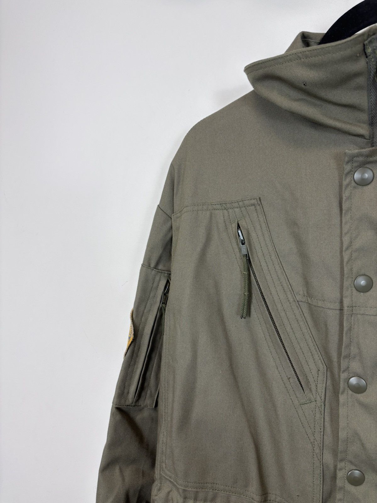Other Vintage Swiss Military Fortress Guard Olive Field Jacket Size US L / EU 52-54 / 3 - 6 Thumbnail