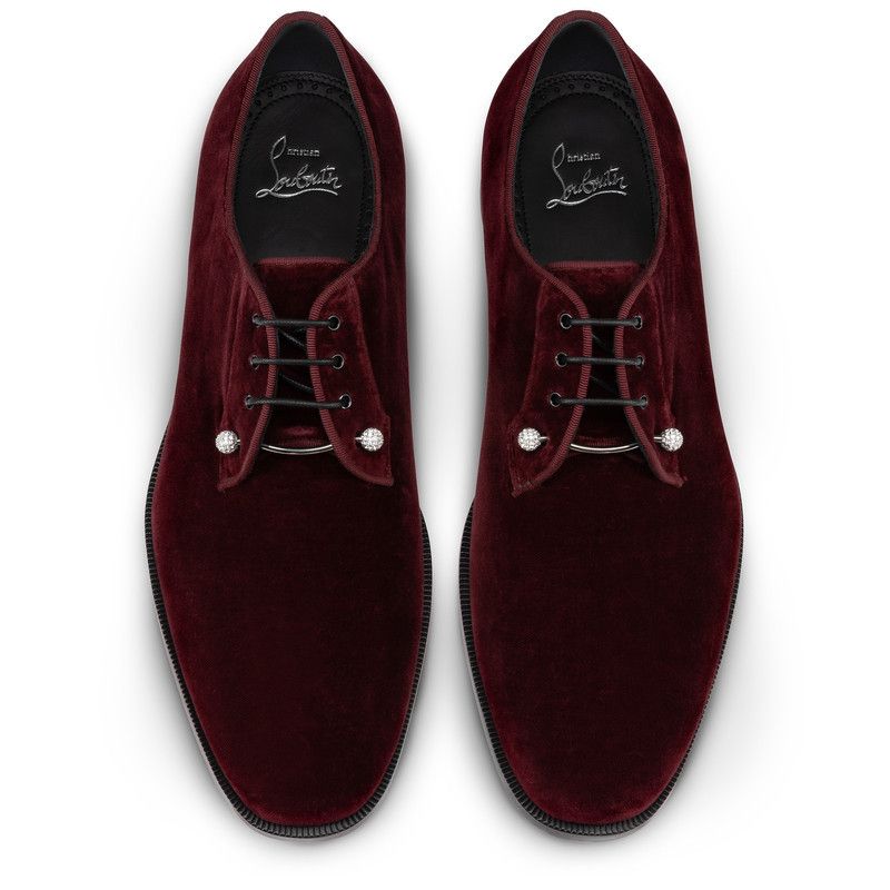 Christian Louboutin os11x0526 Chambeliss Night Strass Derby Shoes in Brownie Size US 10 / EU 43 - 3 Thumbnail
