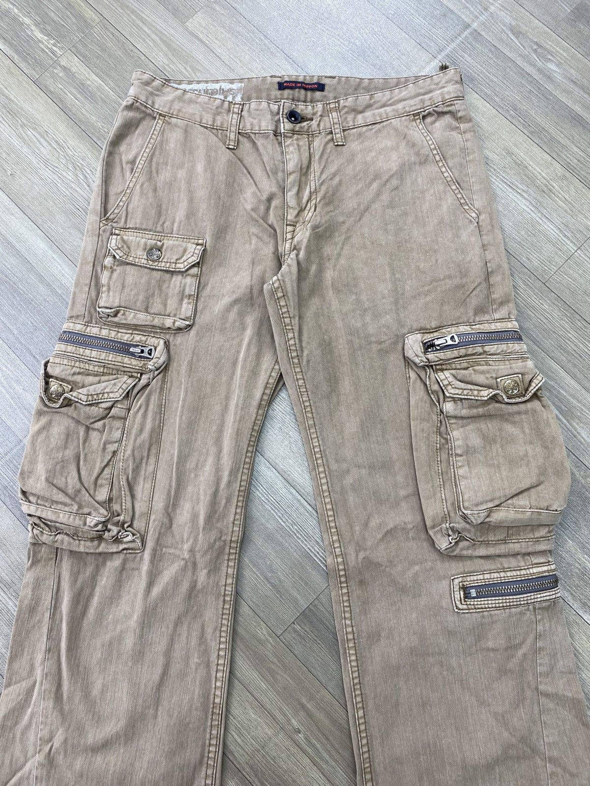 Hysteric Glamour 2000s Surplus Made In Nippon 3D Pocket Bondage Cargo Pants Size US 30 / EU 46 - 4 Thumbnail