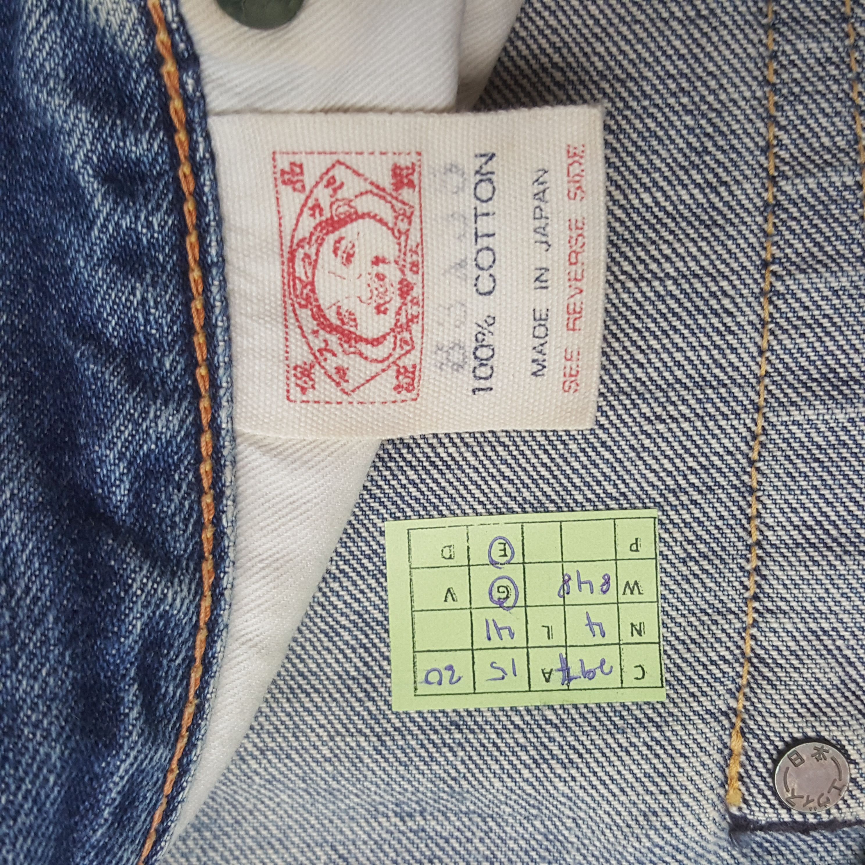 Evisu Vintage Evisu Selvedge Daicock Art Custom Denim Jeans C297N4 Size US 30 / EU 46 - 8 Thumbnail