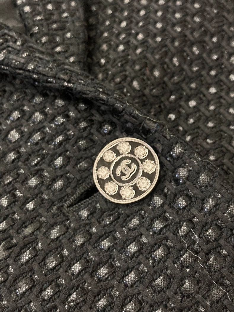 Chanel Chanel Black braided coat Size XS / US 0-2 / IT 36-38 - 3 Thumbnail