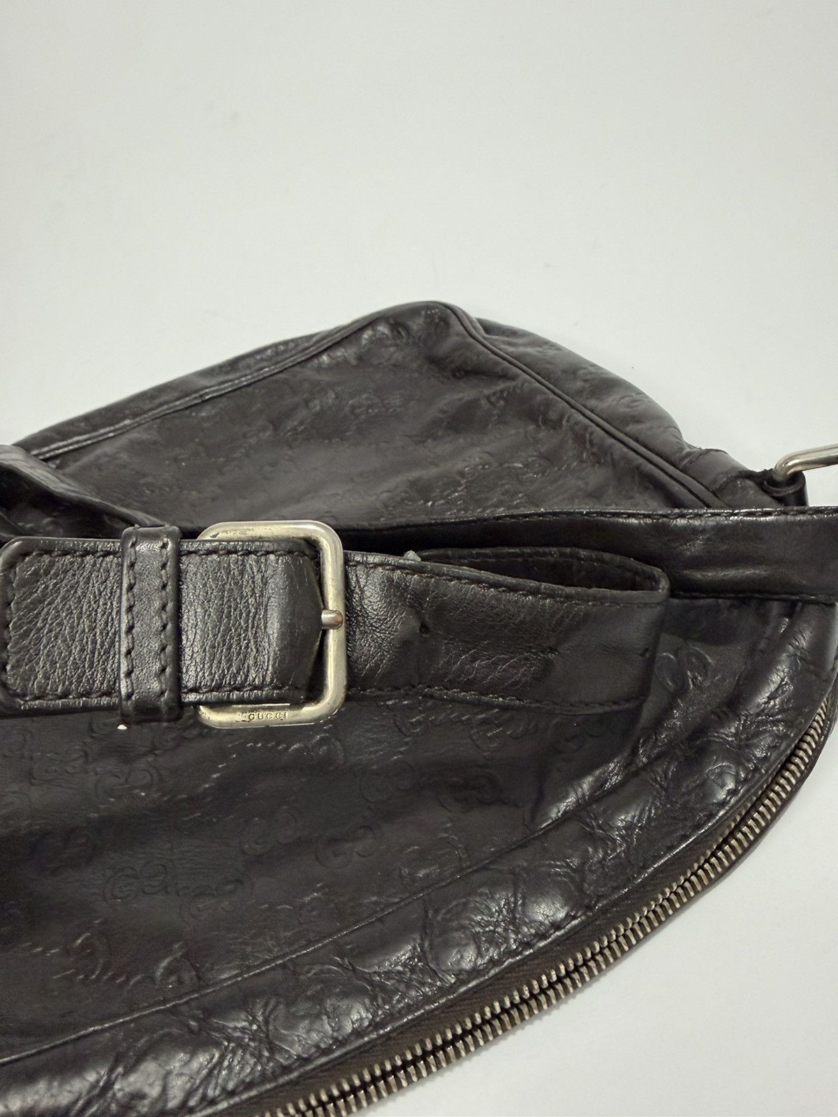 Gucci GUCCI Guccissima Flat Messenger Bag Brown Size ONE SIZE - 11 Thumbnail