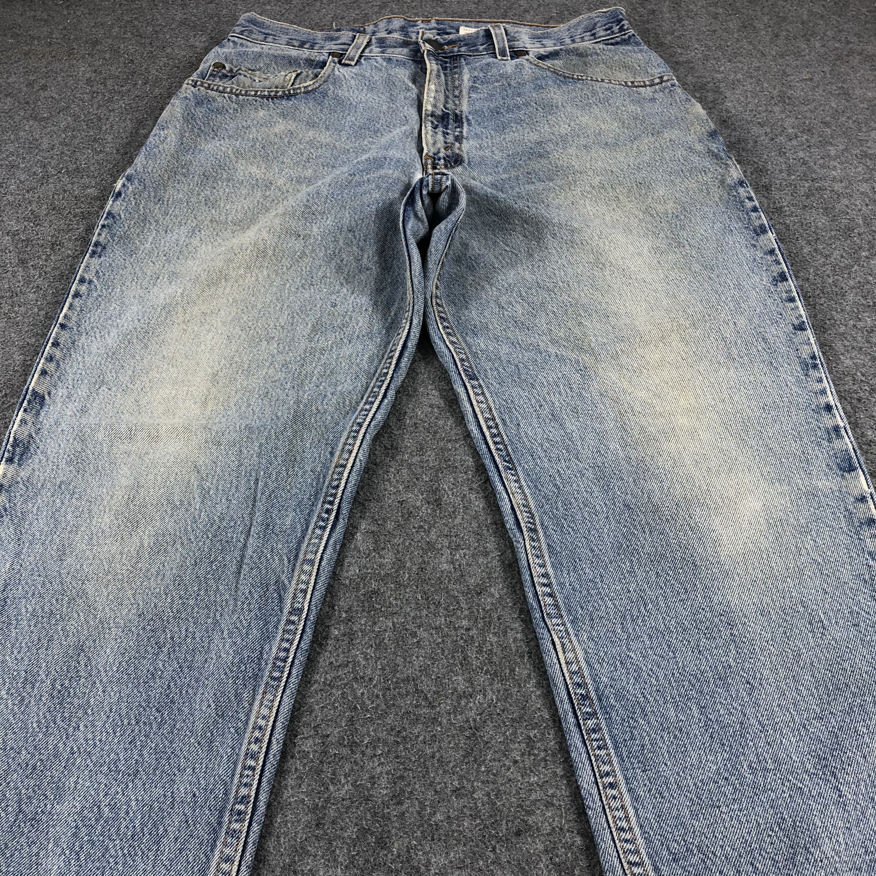 Levi's Vintage 90s Levis Jeans Lot 545 Stone Washed Denim-J964 Size US 33 - 3 Thumbnail