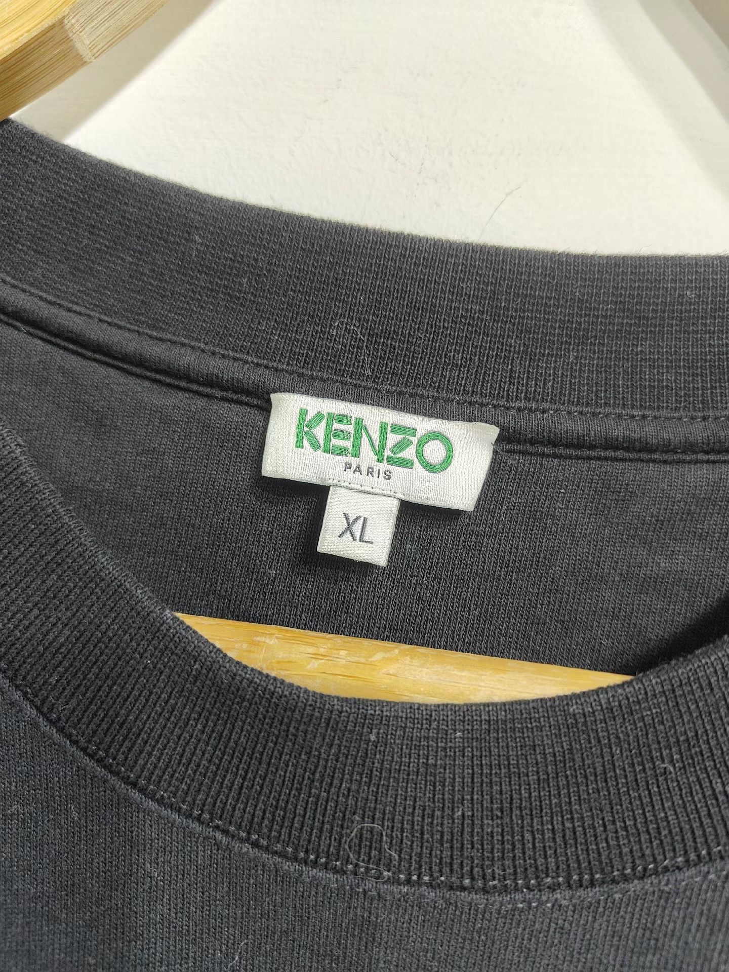 Kenzo KENZO Men's Black Short Sleeve T-shirt K29 Size US XL / EU 56 / 4 - 4 Thumbnail