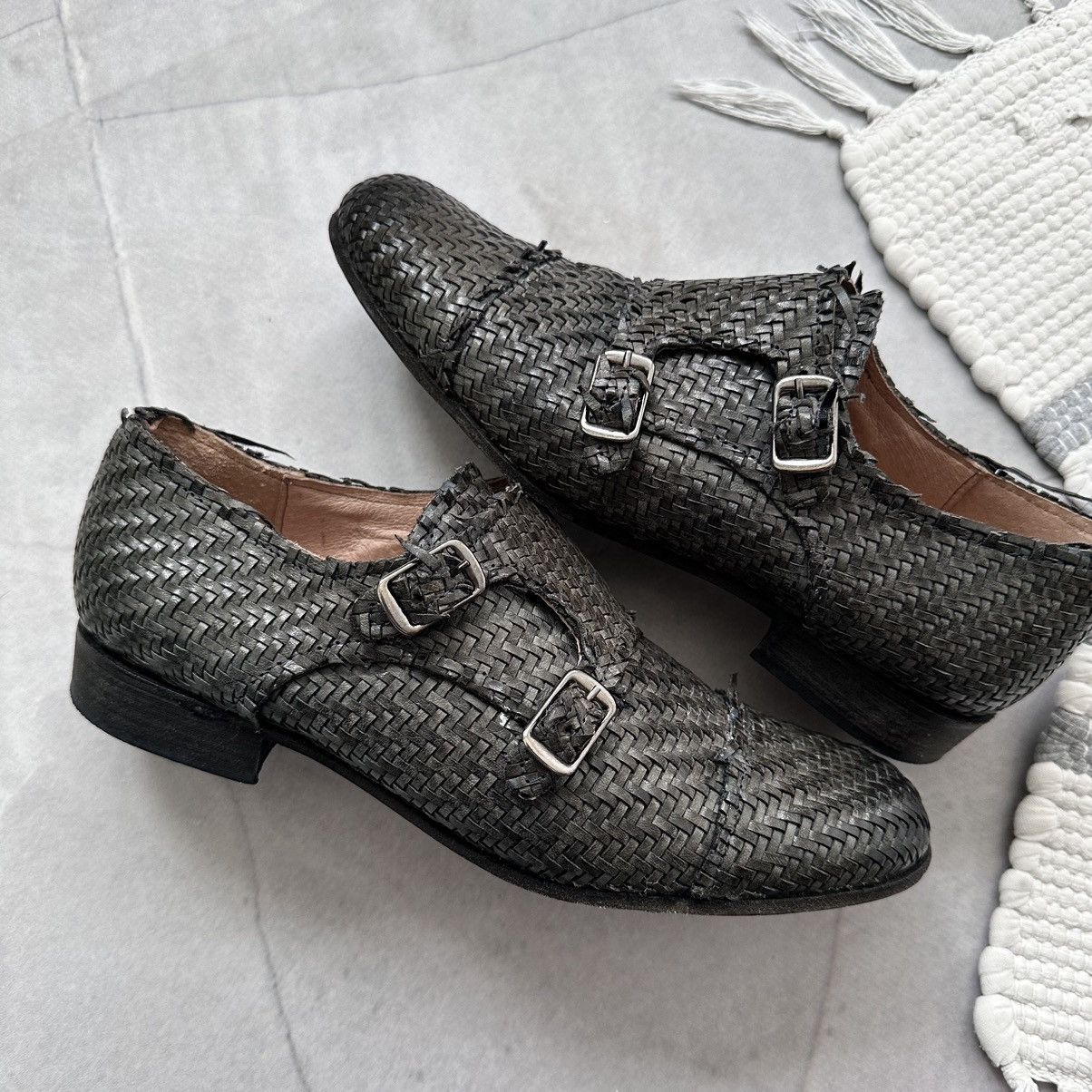 Dirk Bikkembergs Archive If Six Was Nine LGB Wicker Boots As 98 Guidi Vibe Size US 7 / IT 37 - 3 Thumbnail