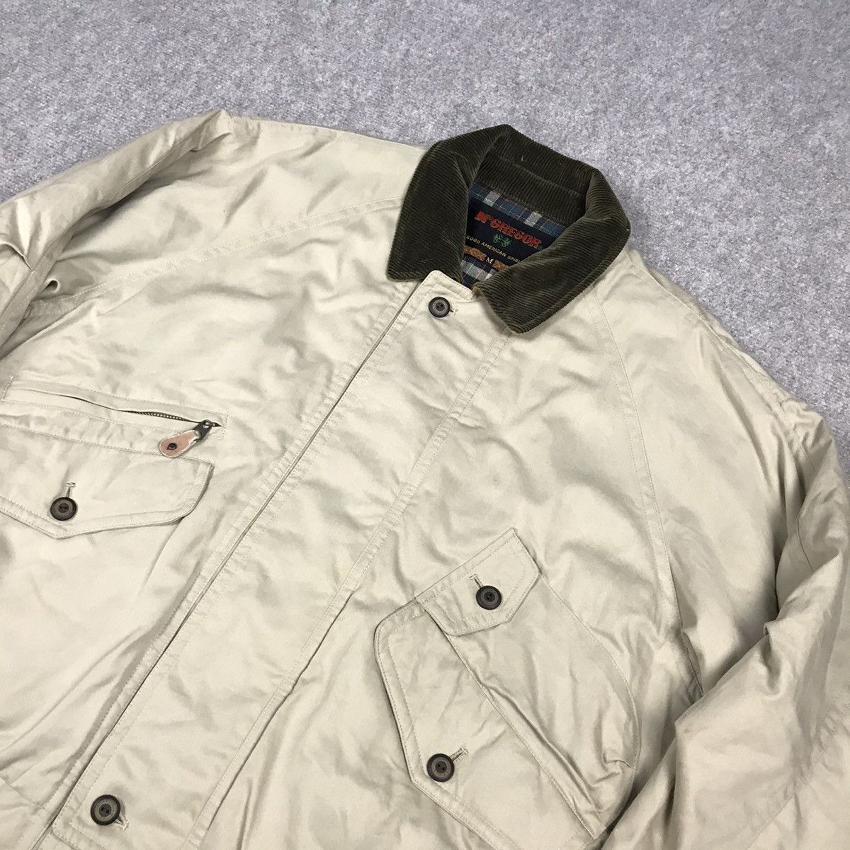 Designer × Japanese Brand × McGregor McGregor bomber button design style jacket Size US M / EU 48-50 / 2 - 3 Thumbnail