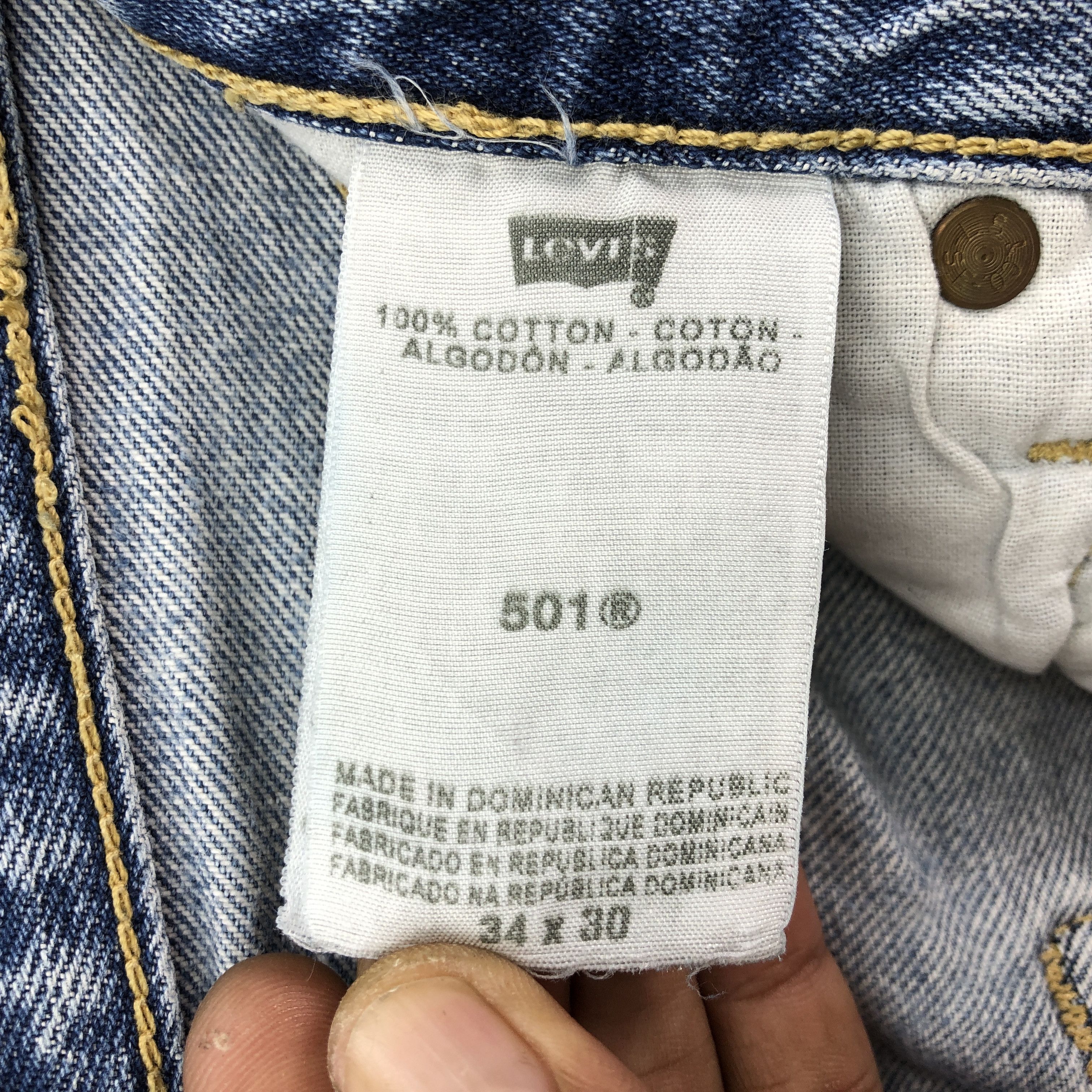 Levi's Vintage Levis 501 Jeans Distressed Faded Levis 501 Denim Size US 32 / EU 48 - 8 Thumbnail
