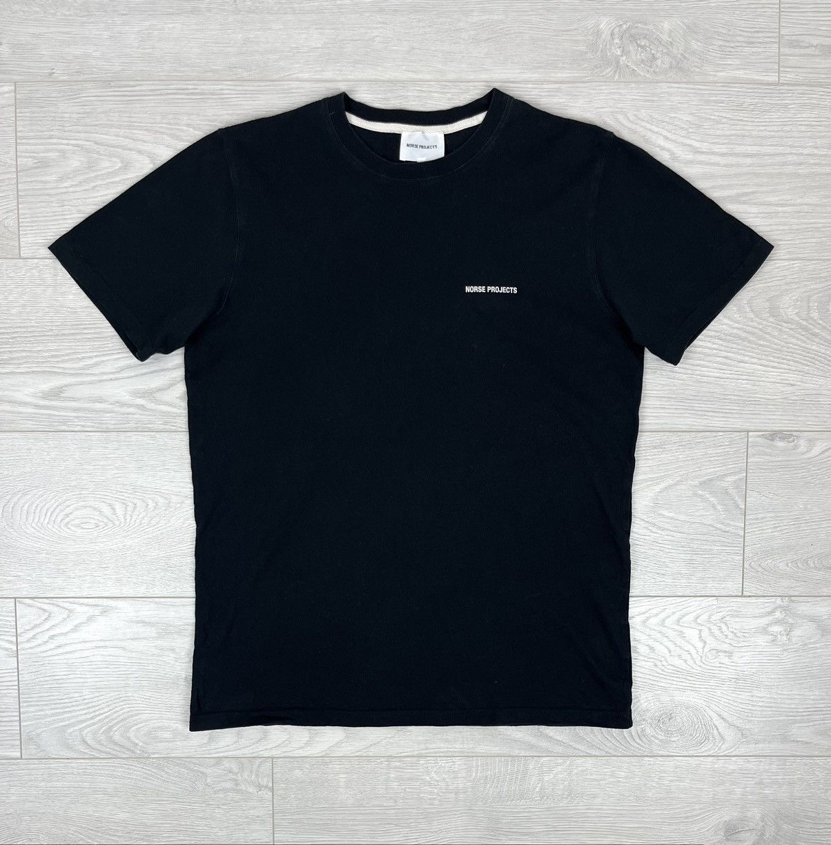 Norse Projects Norse Projects Niels Black Basic Logo T Shirt L size Size US L / EU 52-54 / 3 - 1 Thumbnail