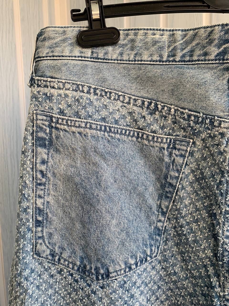 Japanese Brand × Rag & Bone Rag & Bone Logan Mid-Rise Wide Leg Indigo Tweed Denim Jeans Size US 31 - 14 Thumbnail