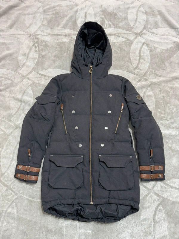 Burton B by Burton King Belt Down Jacket Puffer Leather Belts S Size S / US 4 / IT 40 - 1 Thumbnail