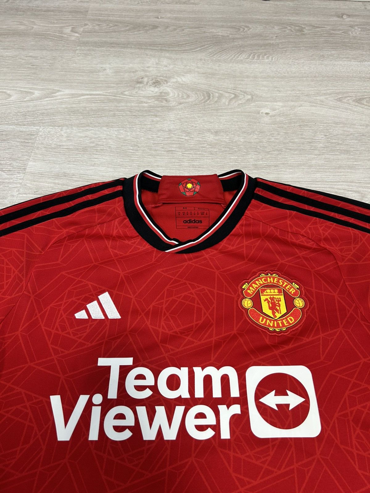 Adidas Adidas Soccer Jersey FC Manchester United 2023 away home Size US M / EU 48-50 / 2 - 2 Thumbnail