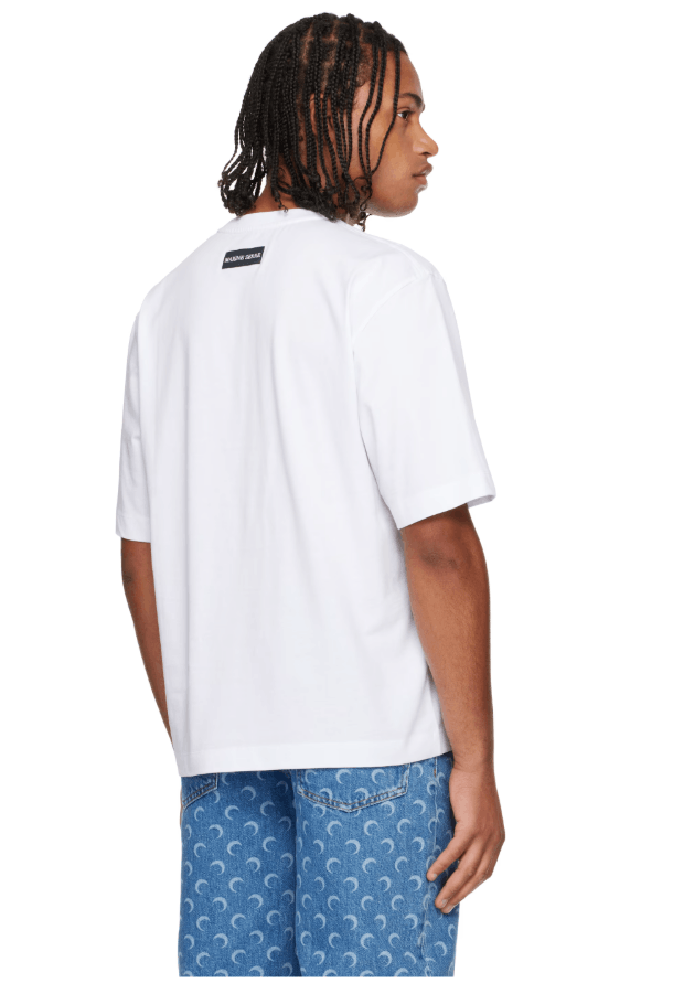 Marine Serre BNWT AW25 MARINE SERRE MOON LOGO JERSEY TSHIRT L Size US L / EU 52-54 / 3 - 12 Thumbnail