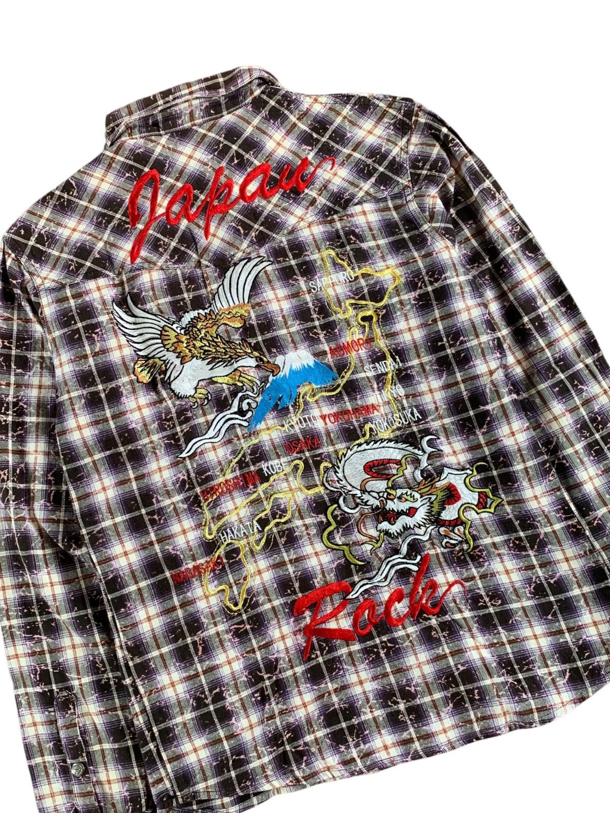 In The Attic Super rare "in the attic " sukajan enboidired shirt Size US M / EU 48-50 / 2 - 3 Thumbnail