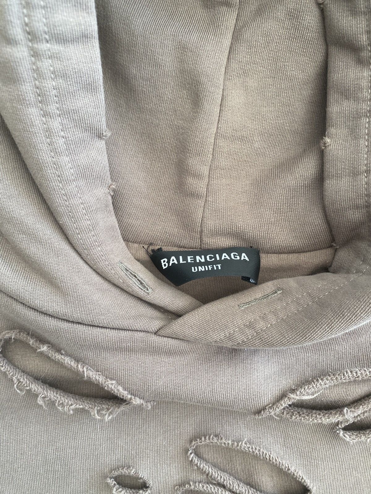 Balenciaga Balenciaga Caps Destroyed Hoodie Size US XS / EU 42 / 0 - 2 Thumbnail