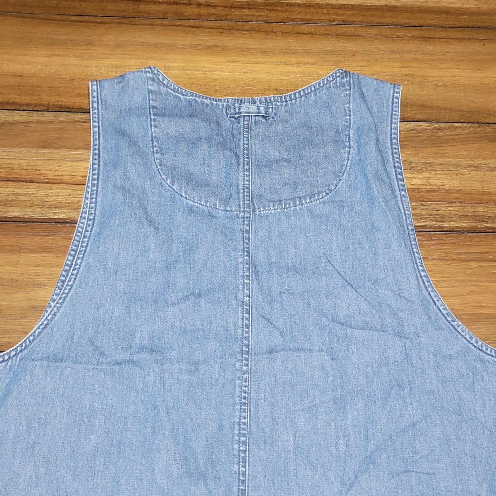 Other Karen Scott Denim Dress w/ Front Pockets - Size Large Size L / US 10 / IT 46 - 4 Thumbnail