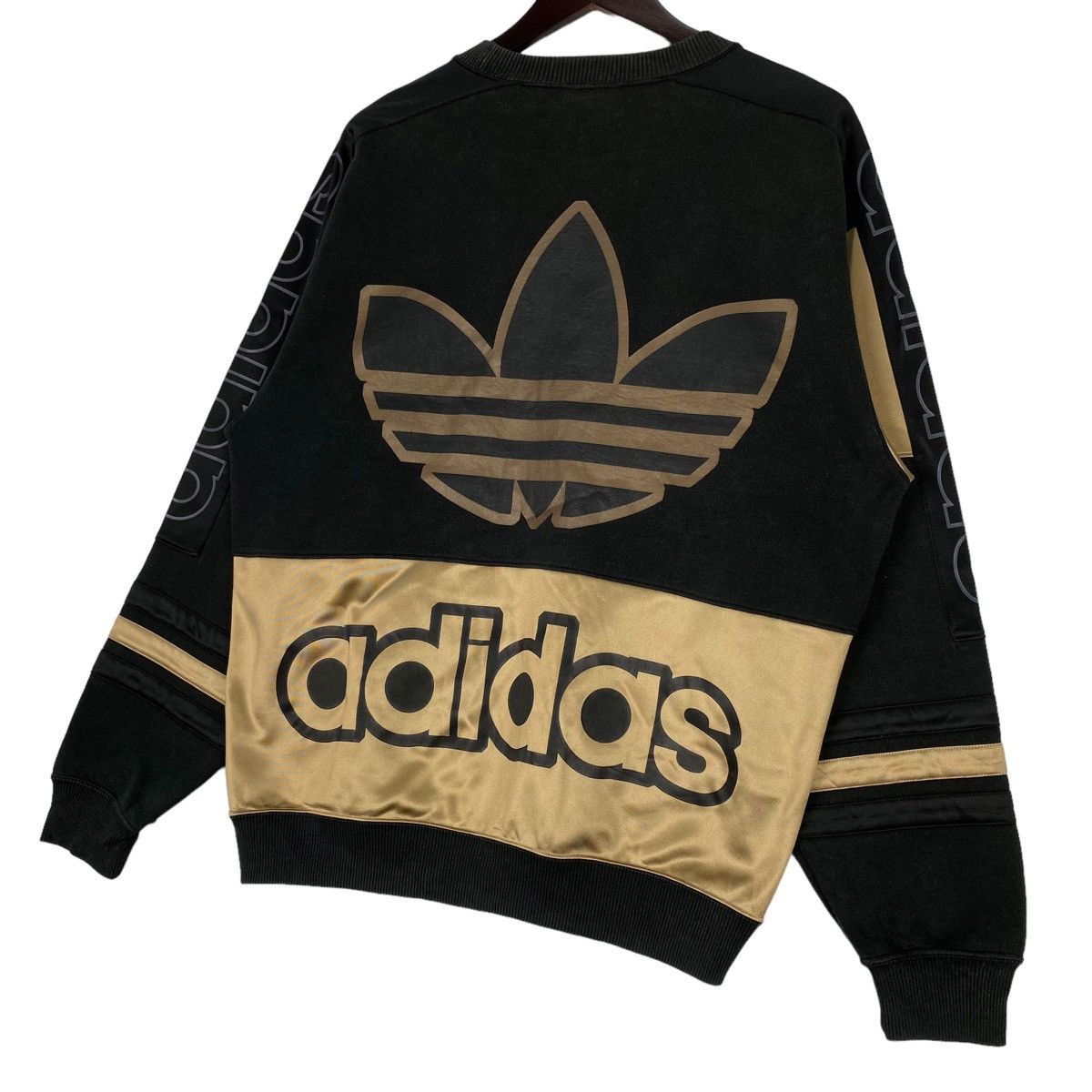 Adidas × RUN DMC × Vintage Vintage 90s Adidas Sweatshirt Crewneck Size US L / EU 52-54 / 3 - 7 Thumbnail