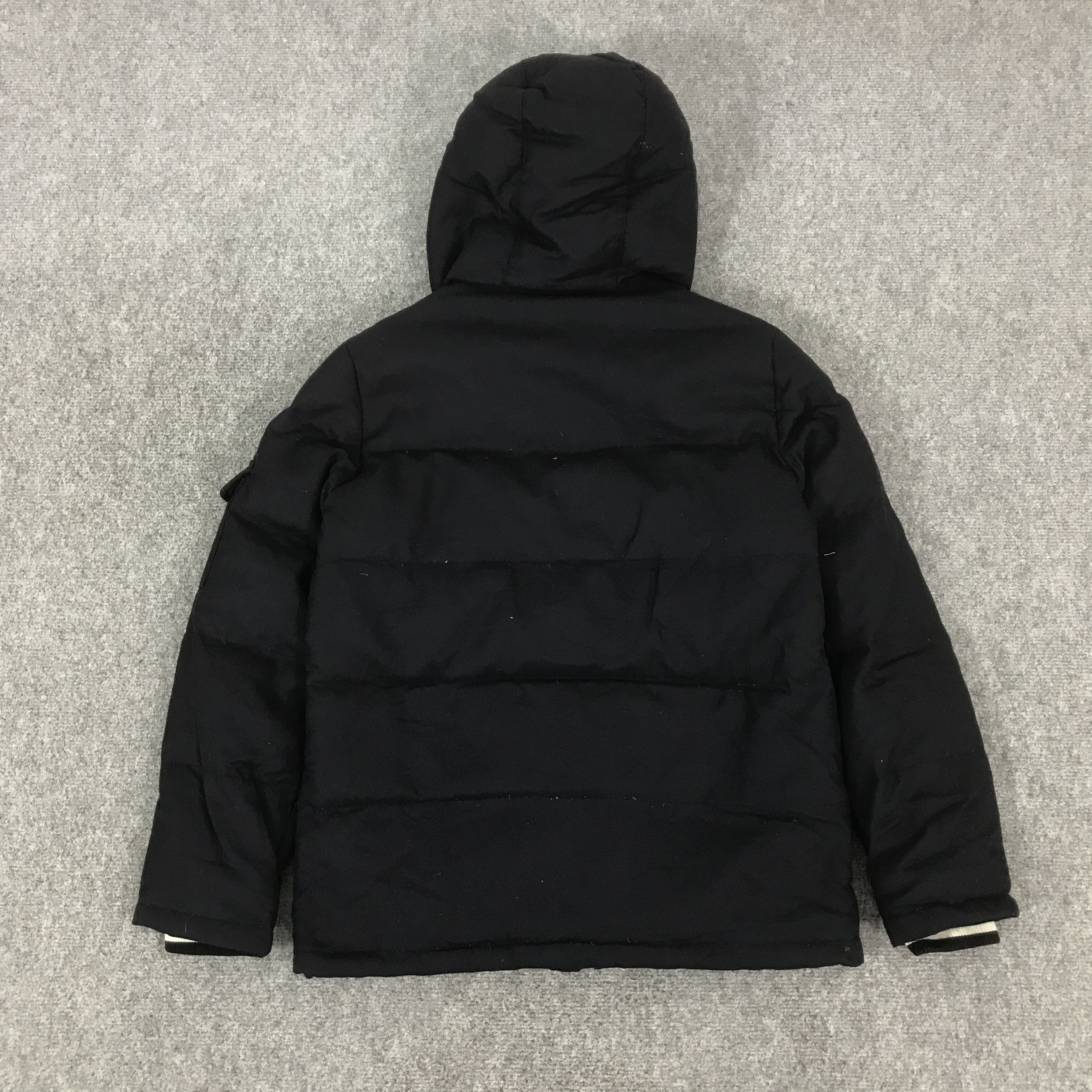 Beams Japan BEAMS JAPAN NAVY WOOL DESIGN PUFFER JACKET K76B1 Size US M / EU 48-50 / 2 - 3 Thumbnail