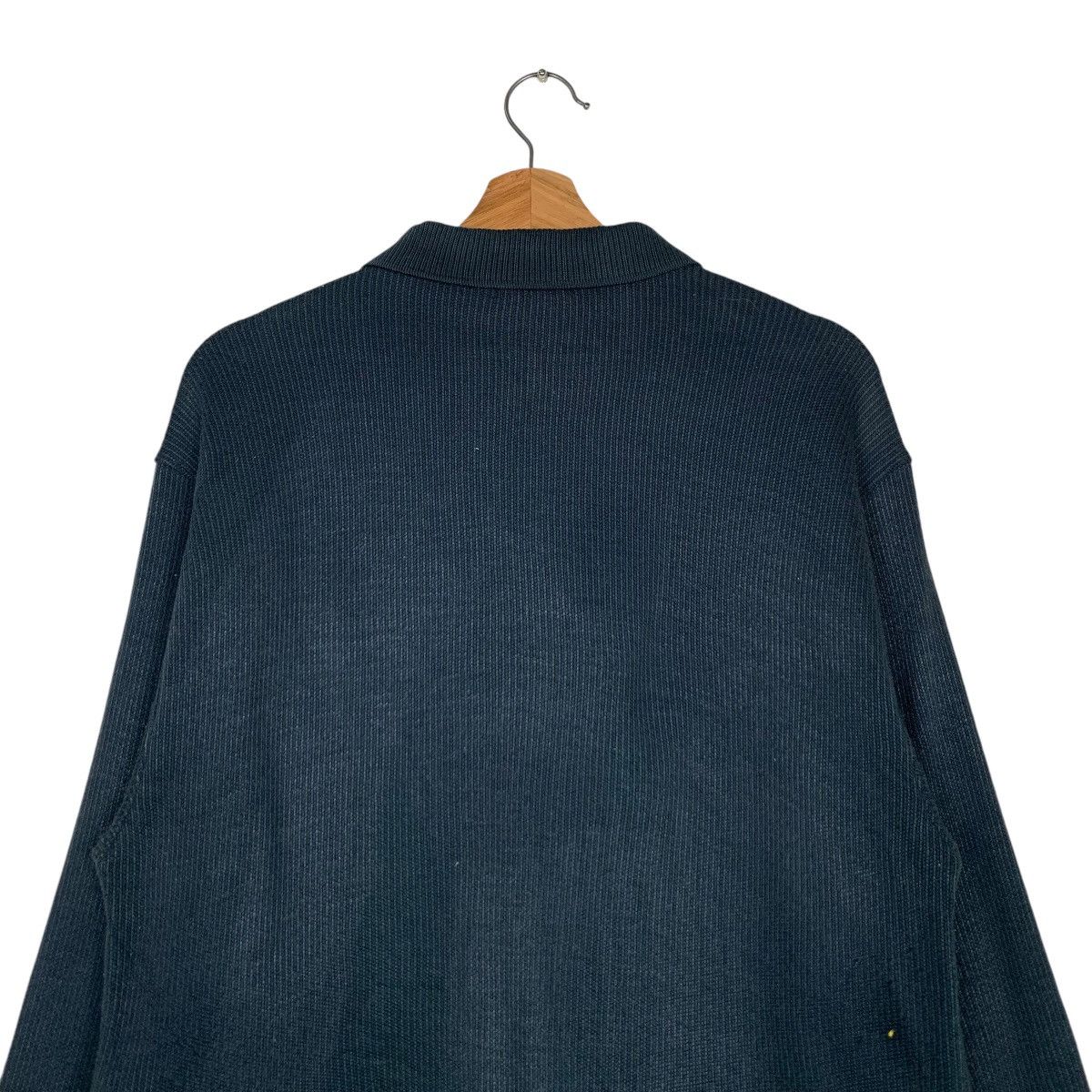 Japanese Brand MICHEL VALENTINO Single Pocket Polo Sweatshirt #1539-C69 Size US S / EU 44-46 / 1 - 8 Thumbnail