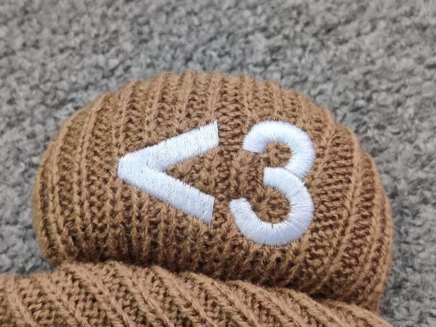 Japanese Brand RARE Box Boys Retro Hearts Bear Balaclava Ski Mask Brown Size ONE SIZE - 3 Thumbnail