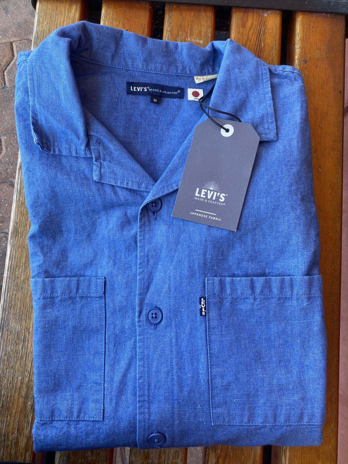 Levi's Made & Crafted TWO POCKET CAMP LONGSLEEVE SHIRT Size US M / EU 48-50 / 2 - 3 Thumbnail