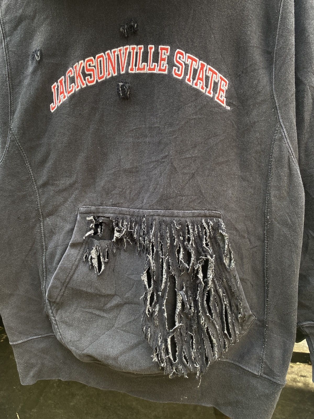 14th Addiction × If Six Was Nine × KMRii Japanese Steve&Barrys Crazy Distressed Grunge Trashed Hoodie Size US M / EU 48-50 / 2 - 6 Thumbnail
