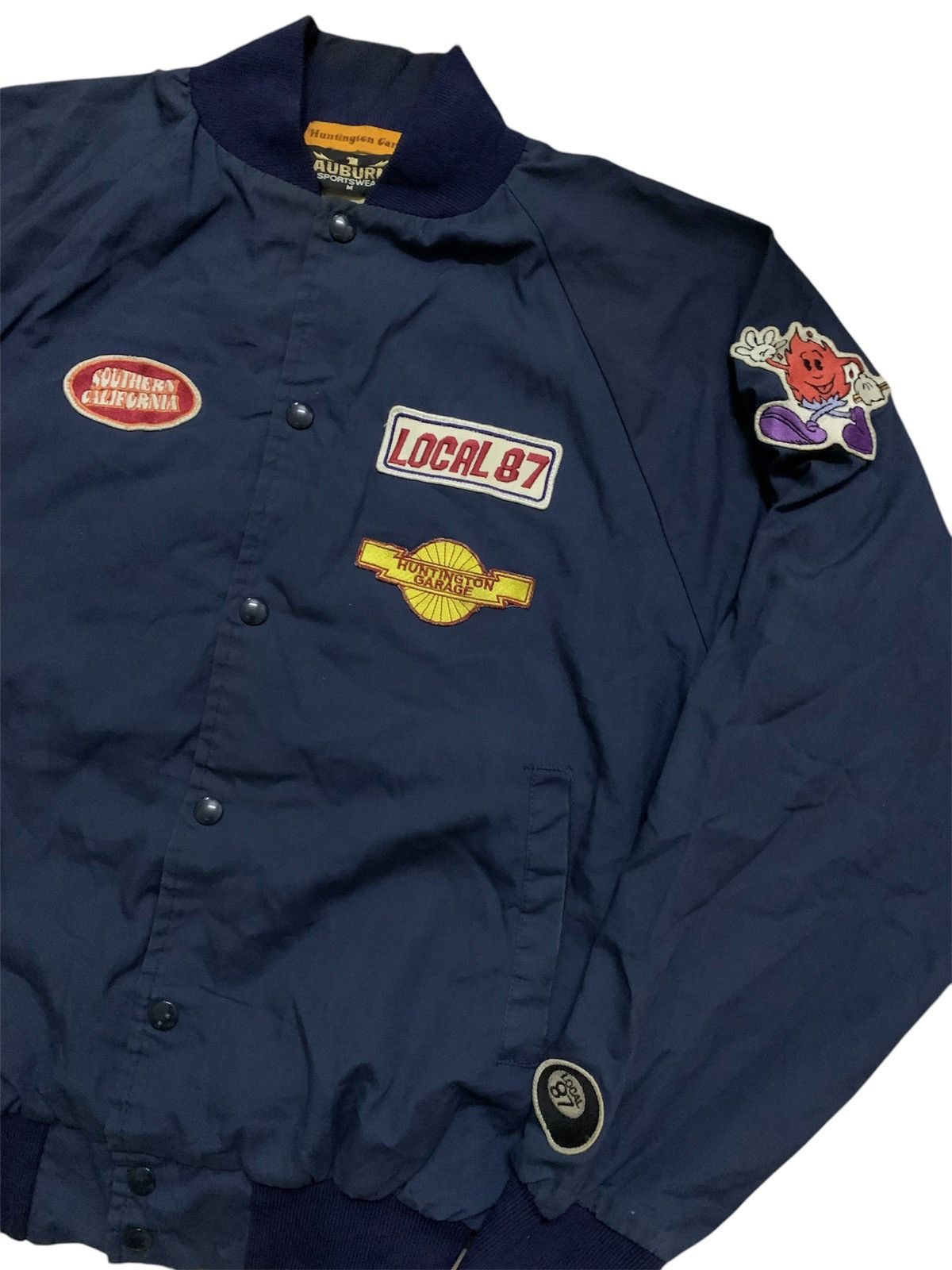 Auburn Sportswear × Huntington × Vintage Vintage Huntington Garage Aurburn Sportwear Jacket Size US M / EU 48-50 / 2 - 2 Thumbnail