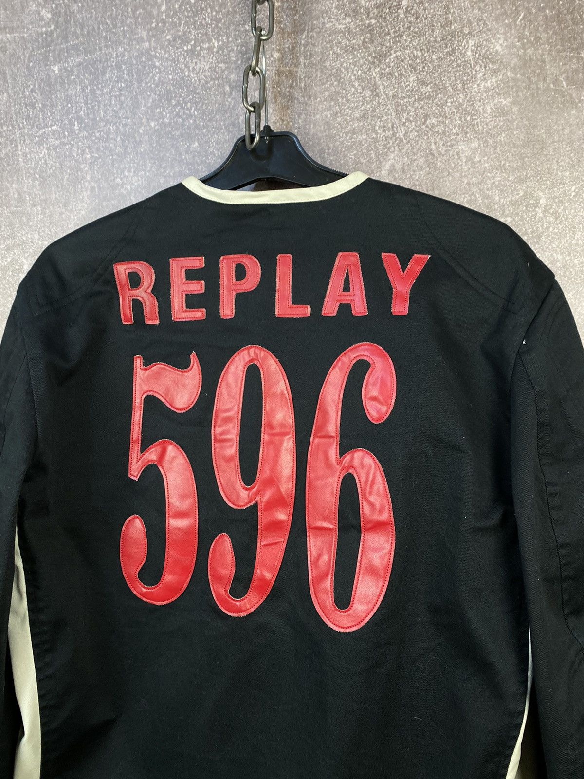 Replay Vintage Y2K Light Leather jacket Replay Hype rare Size US L / EU 52-54 / 3 - 3 Thumbnail