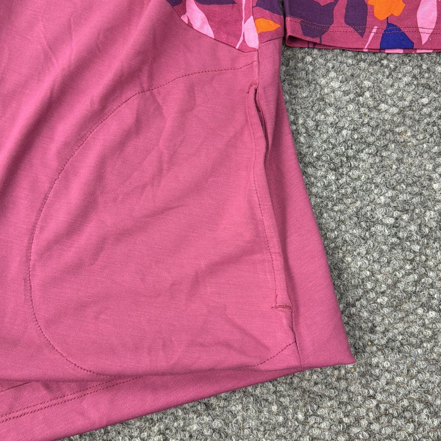 Vintage LOGO Lori Goldstein Shirt Womens 5X Pink Floral Sleeve Tunic Top Plus Pockets Size XXL / US 16-18 / IT 52-54 - 7 Thumbnail