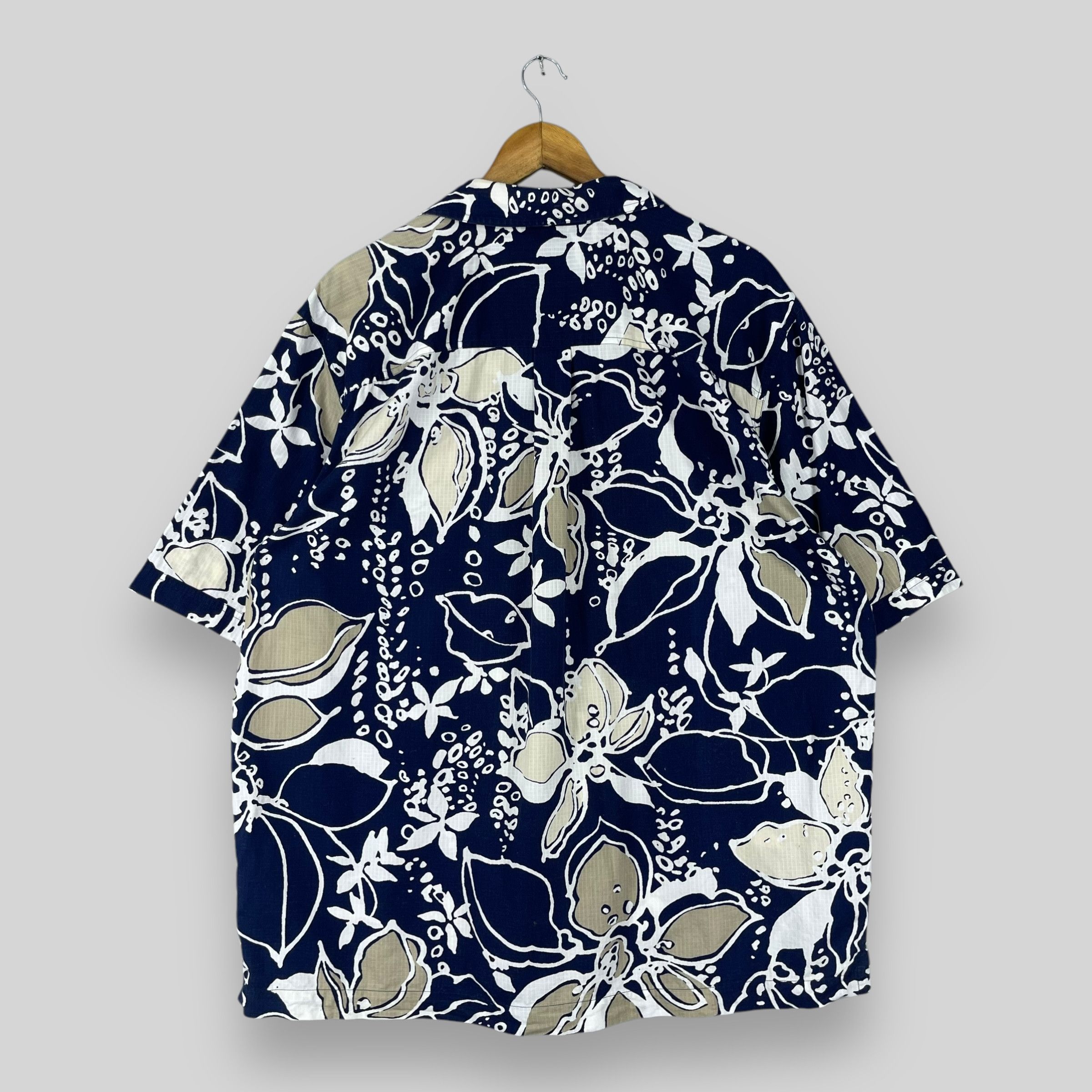 Eddie Bauer EDDIE BAUER Hawaiian Aloha Tropical Floral Motive Shirt Size US XL / EU 56 / 4 - 8 Thumbnail