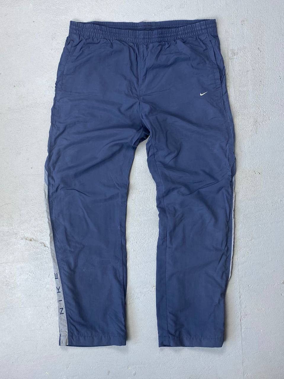 Nike × Vintage 💥Crazy Vintage Nike Wide Baggy Nylon Parachute Track Pants Size US 34 / EU 50 - 1 Thumbnail
