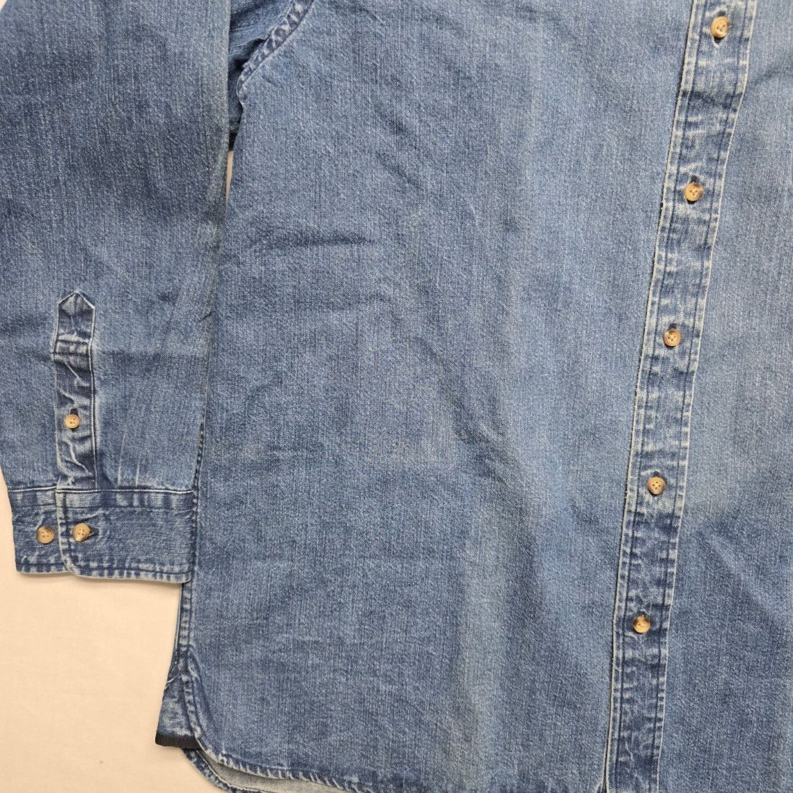 Other Gap Select Denim Shirt Yellow Taxi Cab Patch XL Button Up Size US XL / EU 56 / 4 - 3 Thumbnail