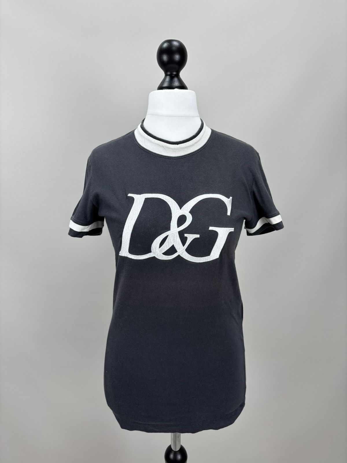 Dolce & Gabbana Womens t shirt Y2k Dolce Gabbana Size S Color Gray Size S / US 4 / IT 40 - 2 Thumbnail