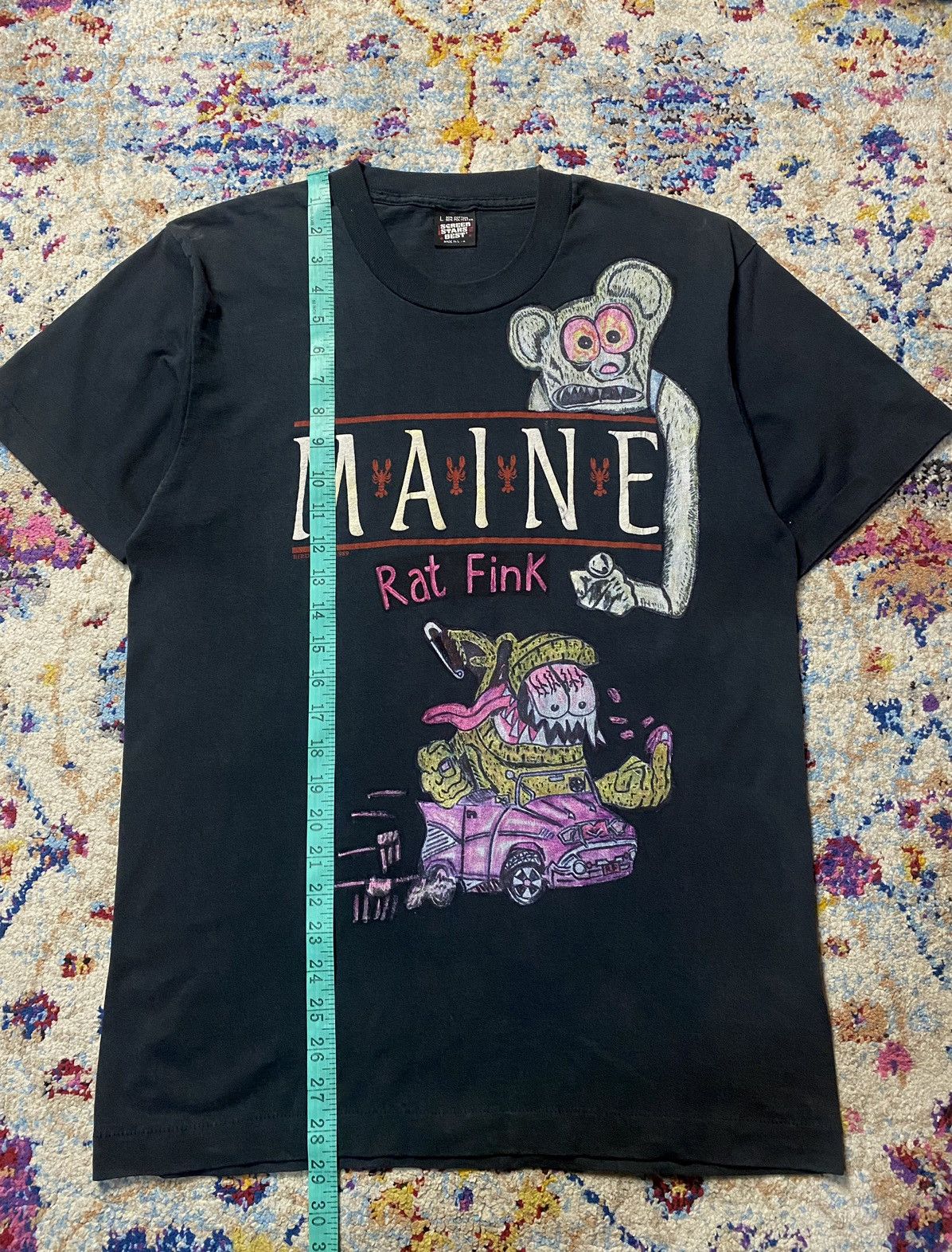 Vintage 1989 Vintage Ed Roth Maine Rat Fink Birdlegs Copyrights M Size US M / EU 48-50 / 2 - 9 Thumbnail