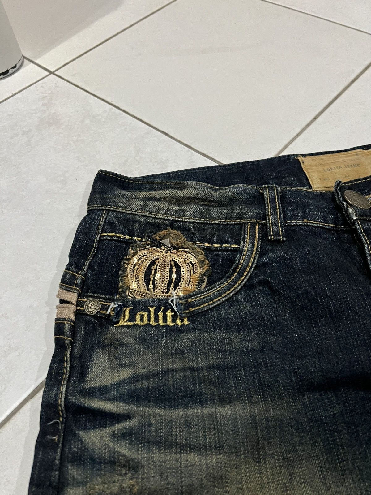 Japanese Brand Y2K Lolita Jeans Japanese Mini Skirt Size 32" / US 10 / IT 46 - 7 Thumbnail