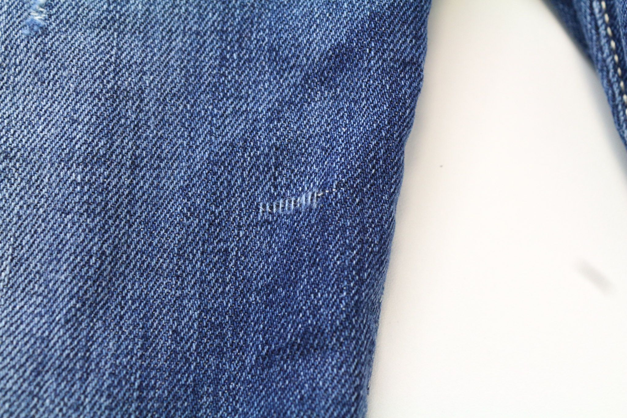 Takeshy Kurosawa TK08 W32 Blue Distressed Slim Button Jeans 75057 Size US 32 / EU 48 - 7 Thumbnail