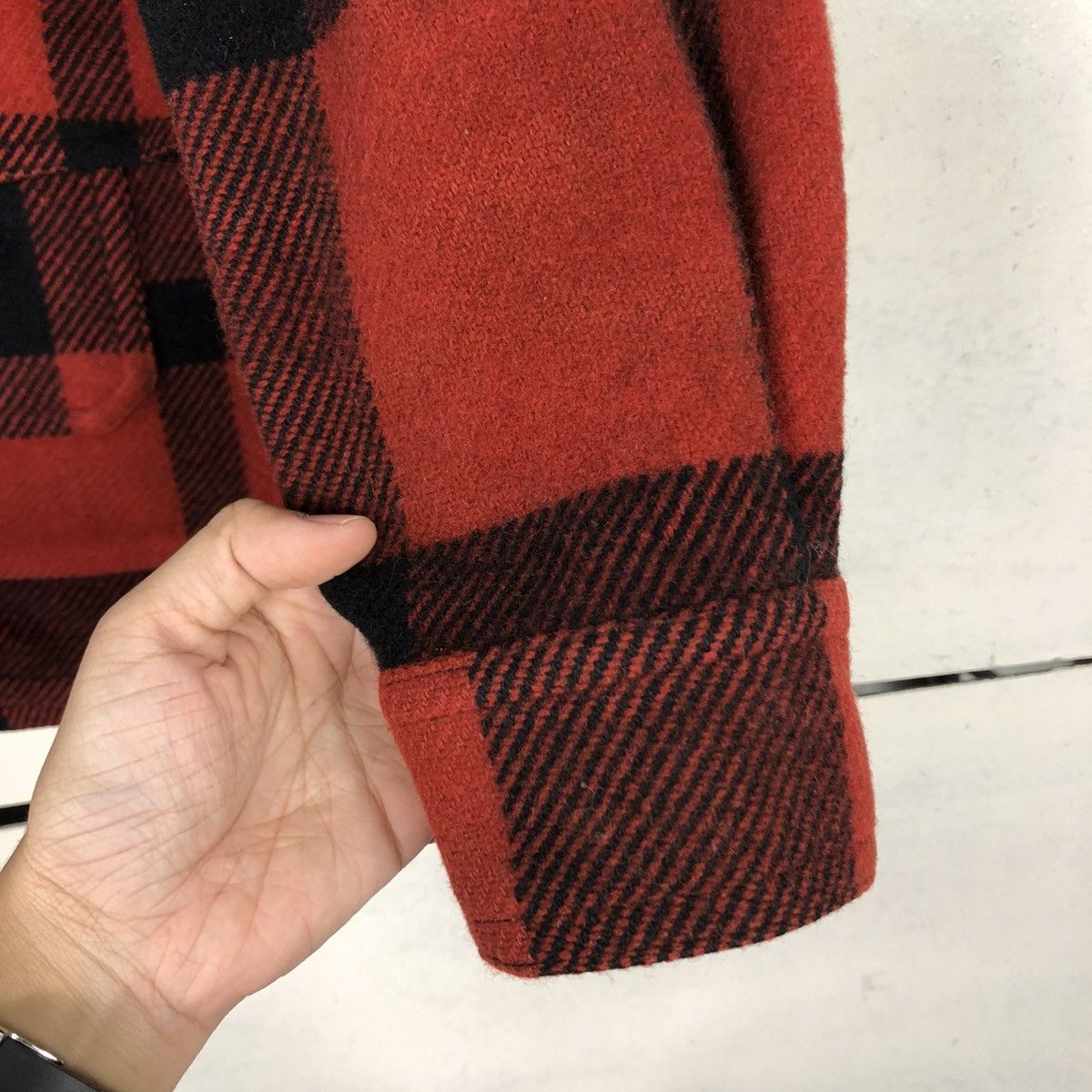 Japanese Brand 🔥VINTAGE WOOL CHORE JACKET MACKINAW KC SPORT FILSON TARTAN Size US M / EU 48-50 / 2 - 17 Thumbnail