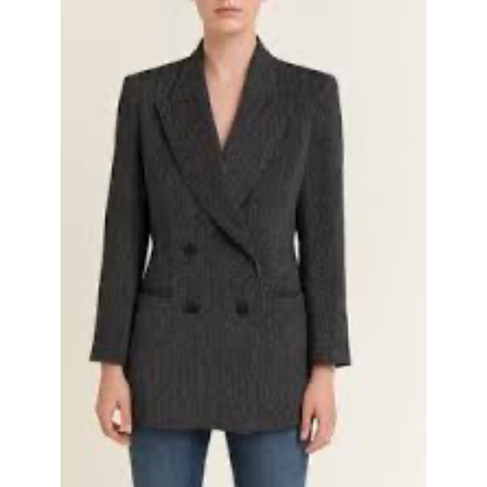 Missoni Missoni Donna Double Breasted Grey 8 Jacket Blazer Wool Size M / US 6-8 / IT 42-44 - 1 Thumbnail