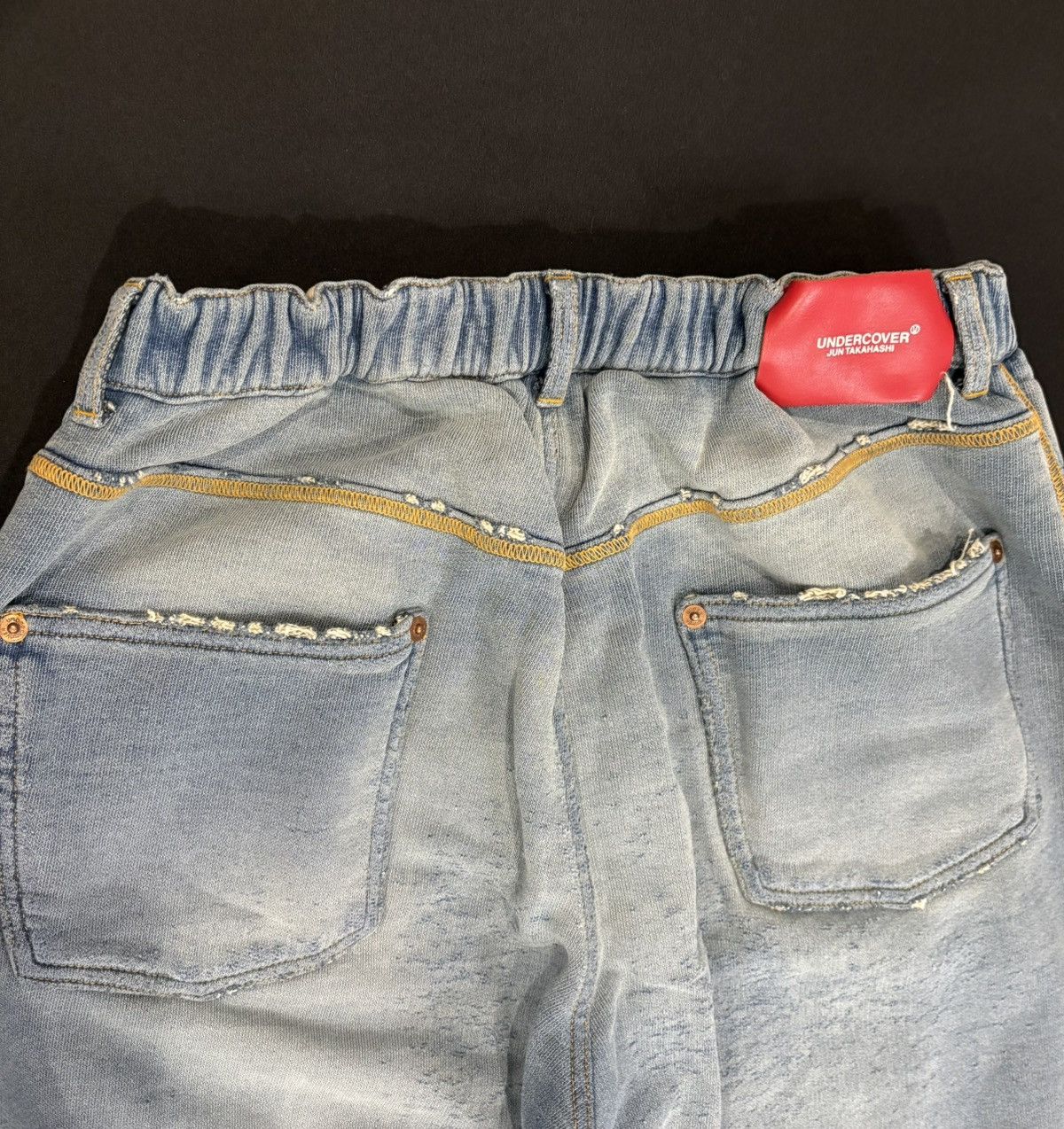 Undercover Undercover AW18 “Slashed Denim” Sweatpants Size US 32 / EU 48 - 4 Thumbnail
