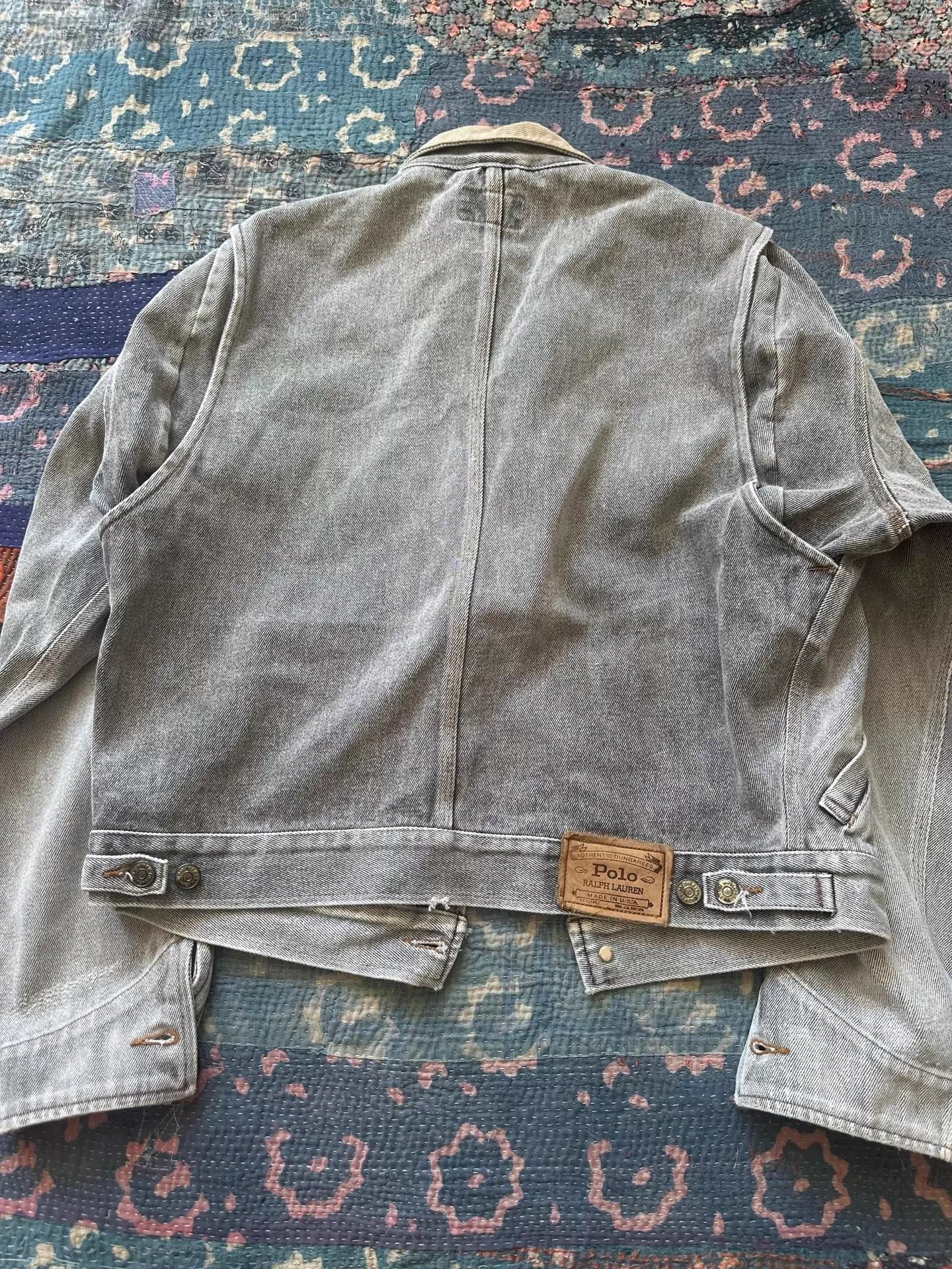 RRL Ralph Lauren RRL 80s Corduroy Panel Short Wide Jacket Wht Label Size US M / EU 48-50 / 2 - 2 Thumbnail