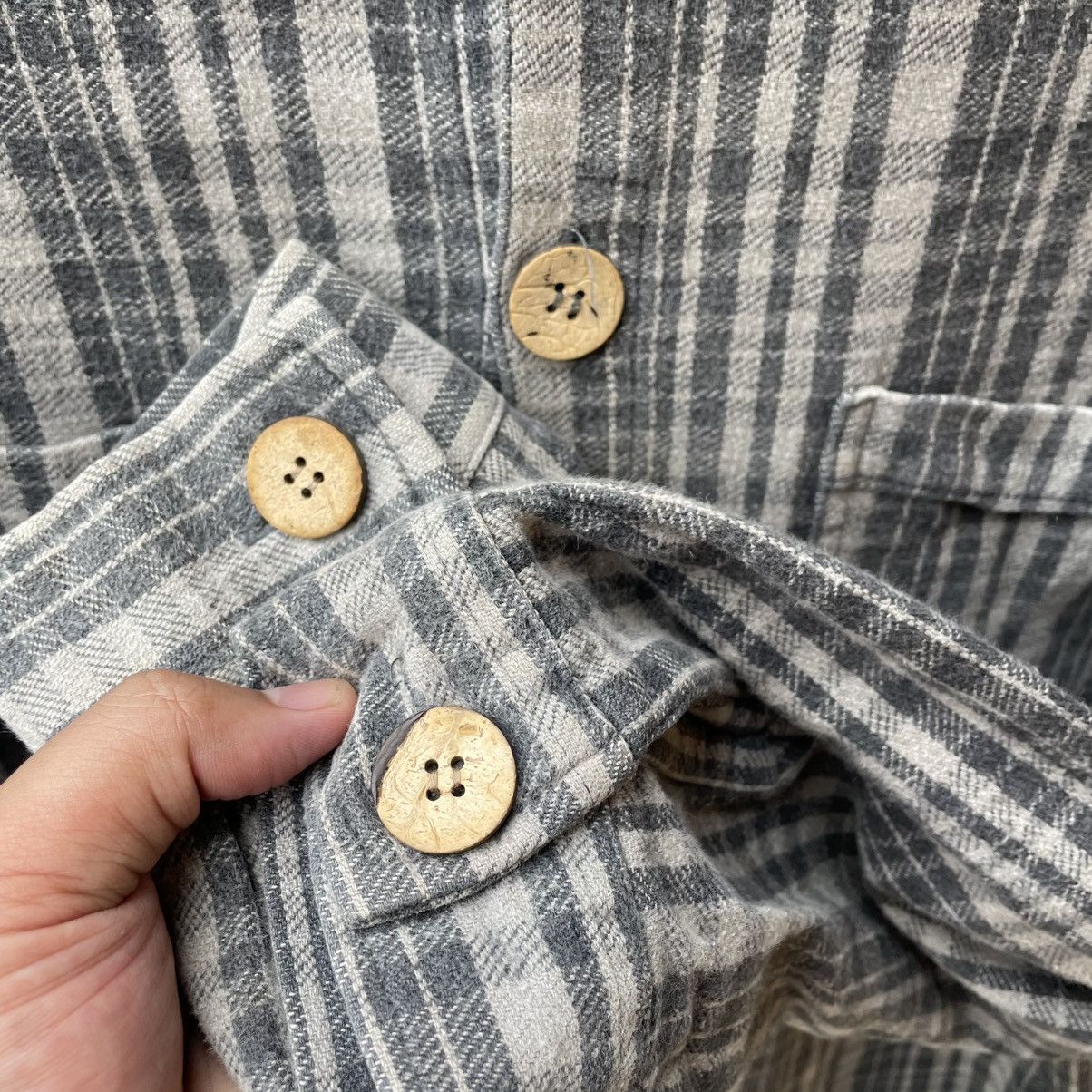 Japanese Brand × Vintage 🔥Vintage PMD American Wear Checkerd Buttons Shirts Size US L / EU 52-54 / 3 - 8 Thumbnail