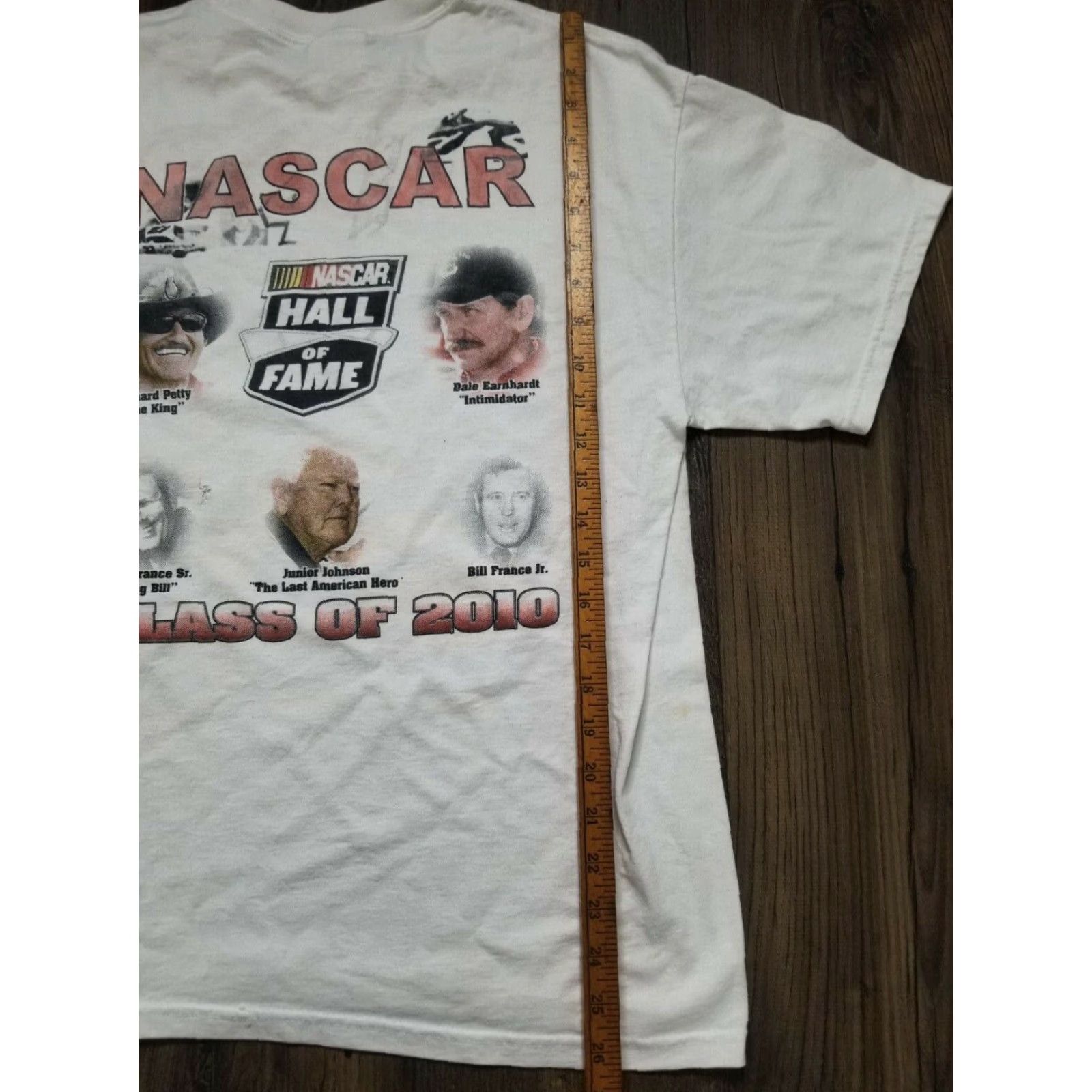 Port & Company VINTAGE Nascar Daytona 400 T Shirt Mens L White Double Sided Distressed 2000s Port & Company Size US L / EU 52-54 / 3 - 3 Thumbnail