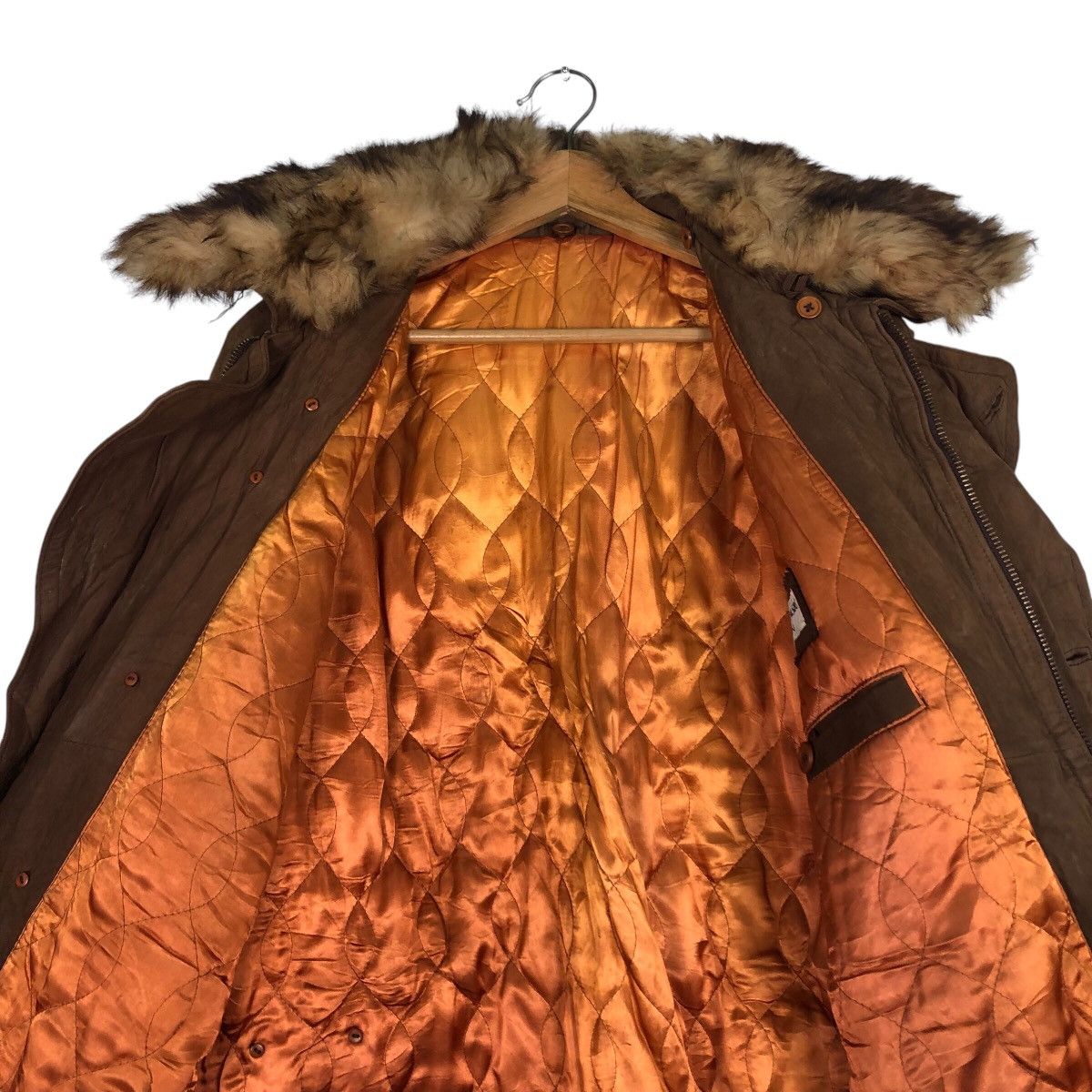 Japanese Brand 📌Mink Fur Collar Leather Jacket Xing The Basic Issey Miyake Size US M / EU 48-50 / 2 - 15 Thumbnail