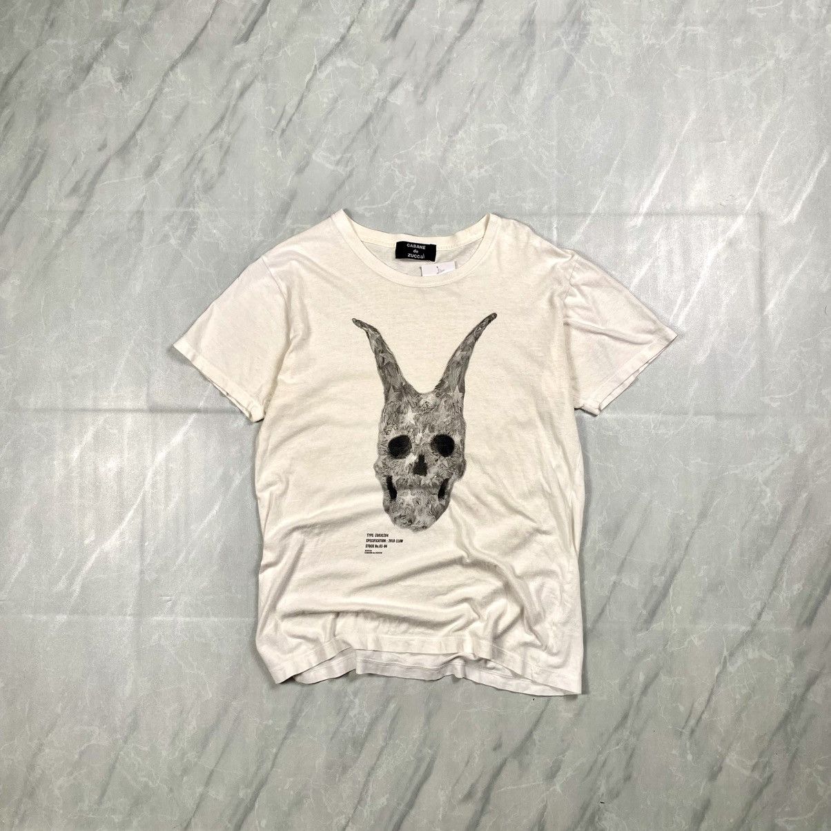 CABANE de ZUCCa Issey Miyake Zucca Skulls Tee Size US M / EU 48-50 / 2 - 1 Thumbnail
