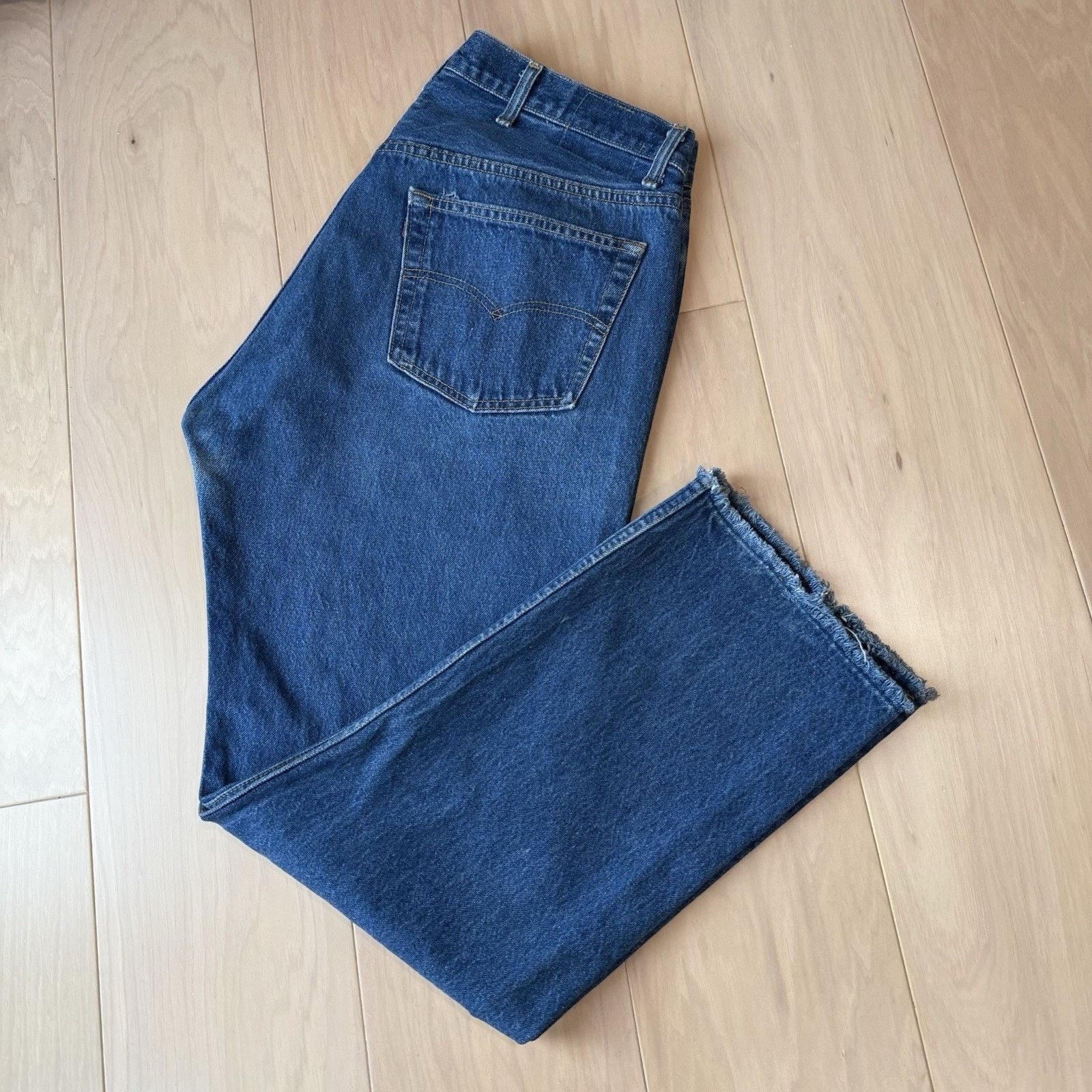 Levi's × Vintage Vintage Levis 501 Jeans 36 Blue Dark Wash Straight Denim Size US 36 / EU 52 - 10 Thumbnail