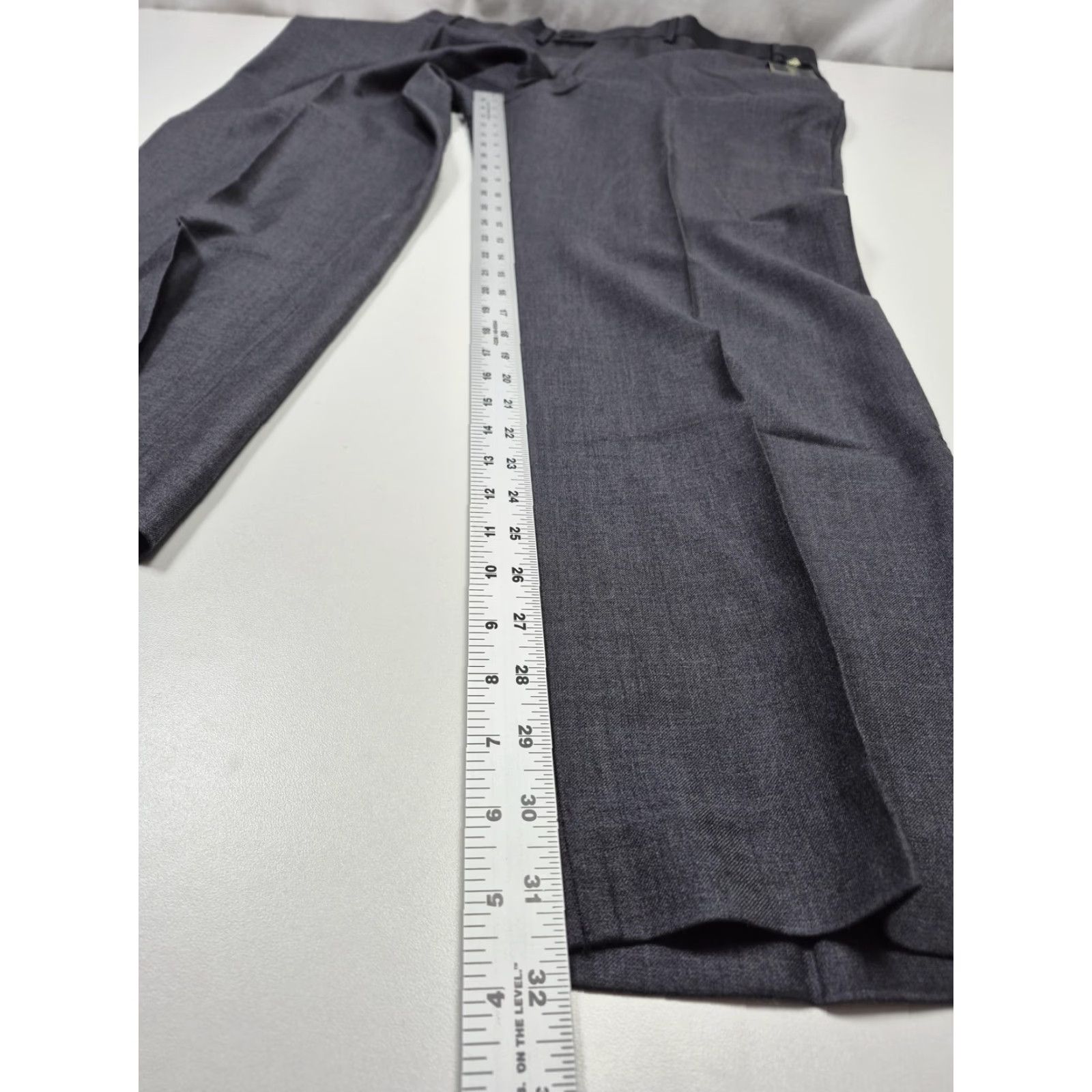 Ralph Lauren Lauren Ralph Lauren Dress Pants Mens 42x32 Gray Wool Flat Front NWT Office Size US 42 / EU 58 - 7 Thumbnail